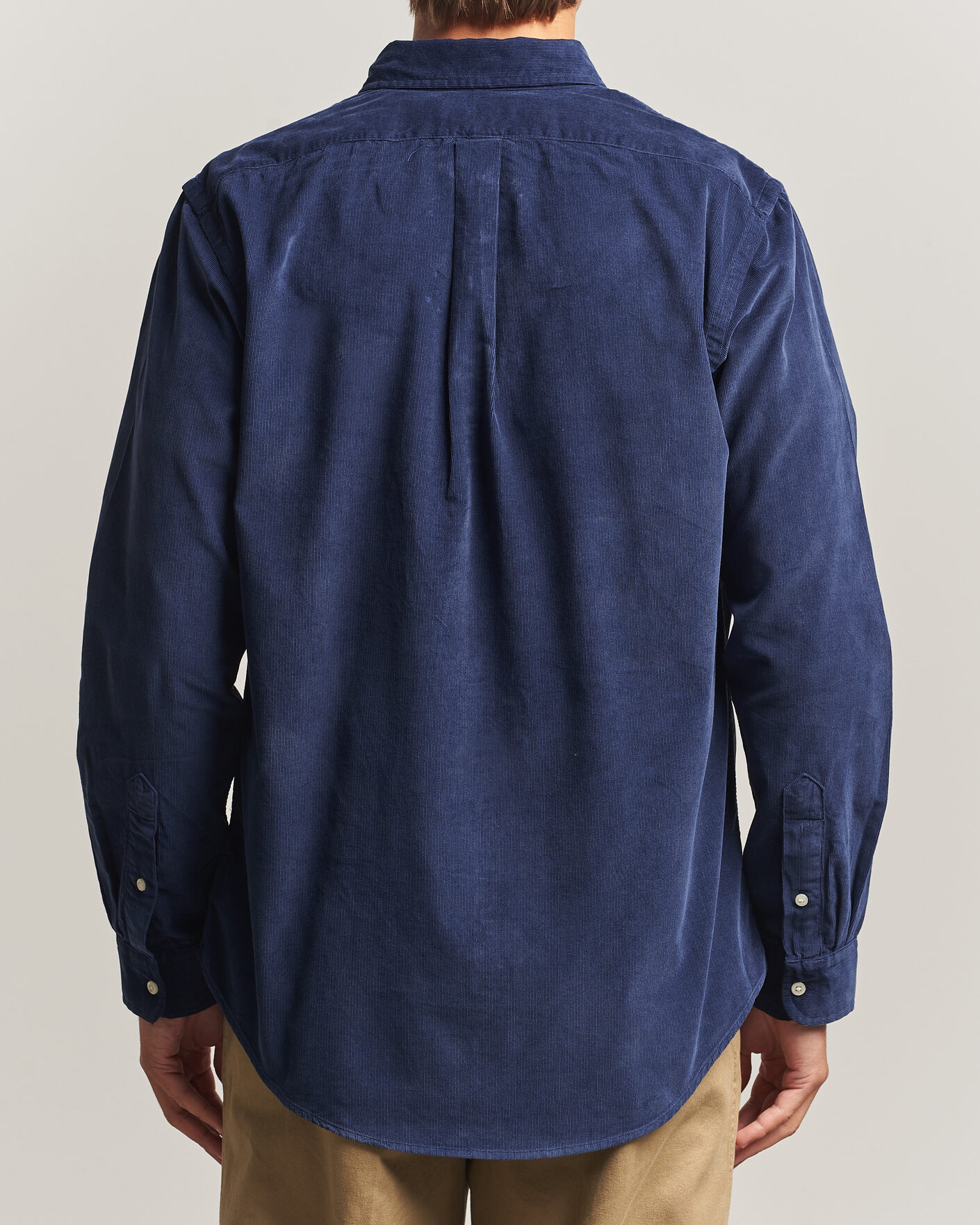 Herr | Skjortor | Polo Ralph Lauren | Custom Fit BD Corduroy Shirt Newport Navy
