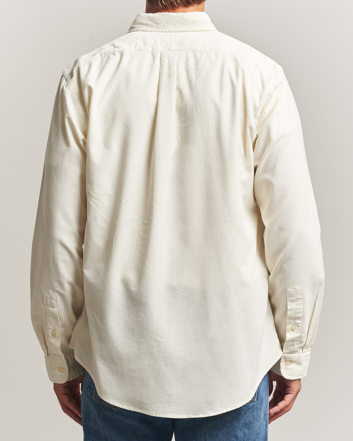Herr | Skjortor | Polo Ralph Lauren | Custom Fit BD Corduroy Shirt Clubhouse Cream