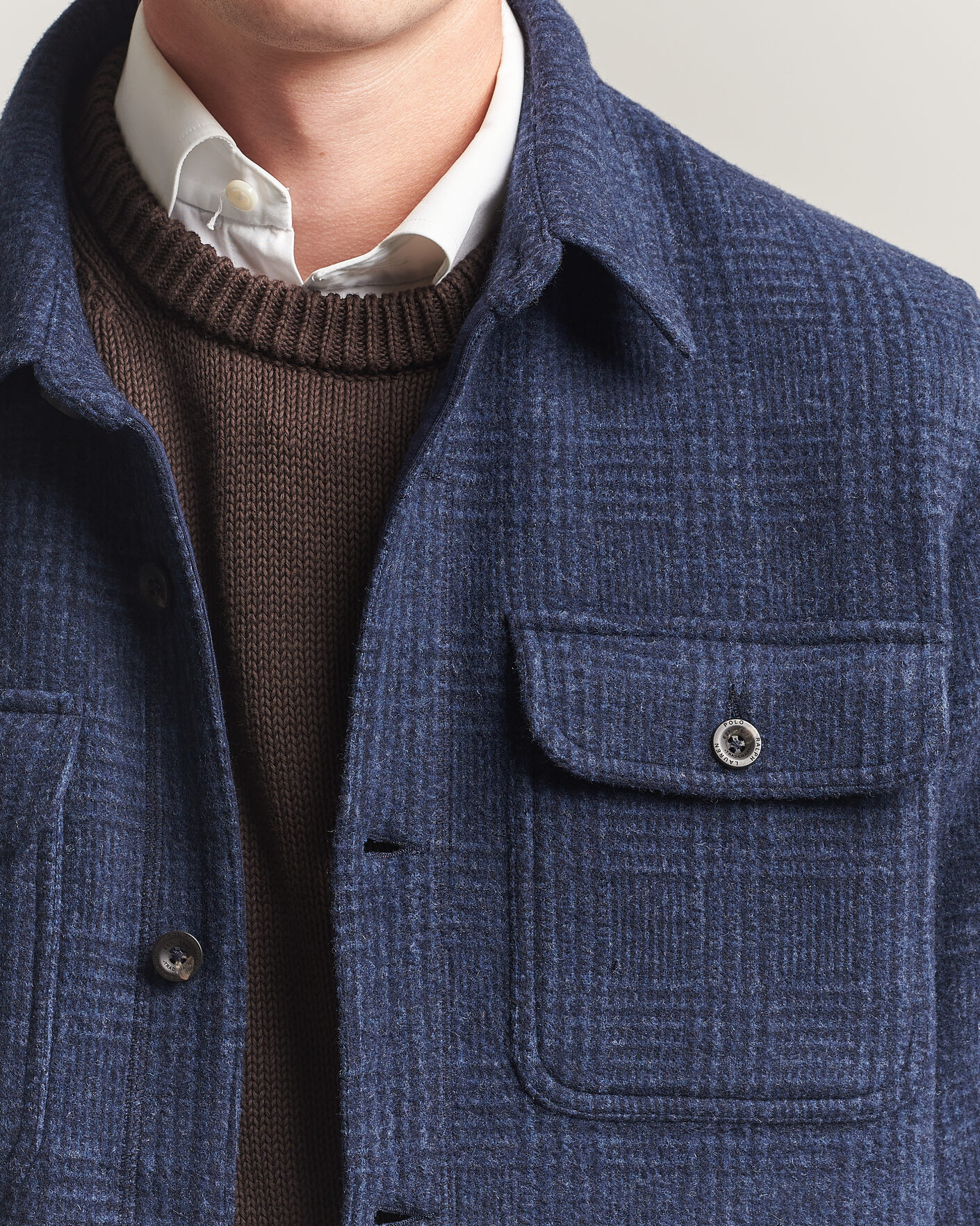 Herr | Skjortor | Polo Ralph Lauren | Hudson Brushed Shirt Navy