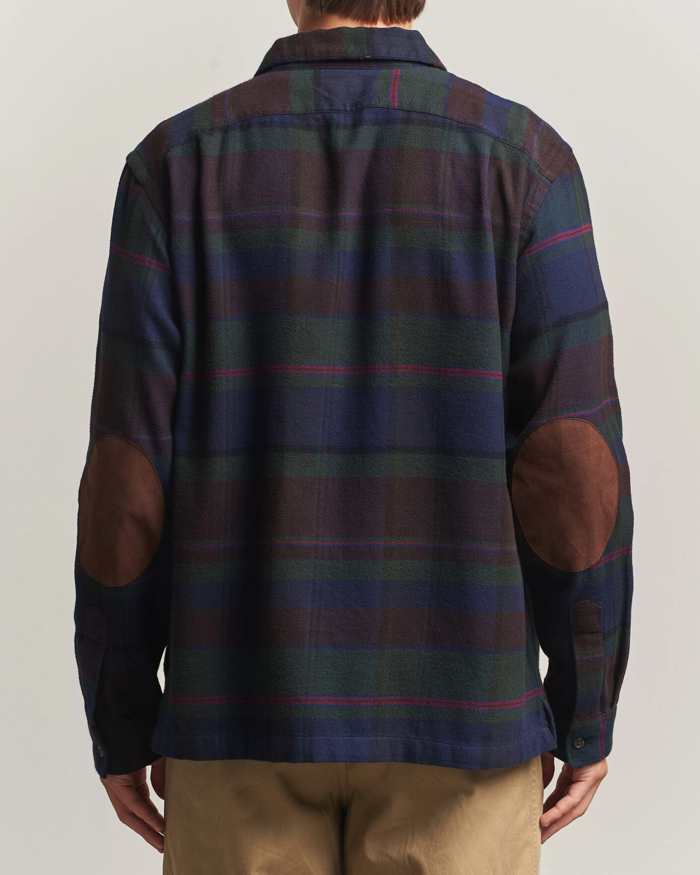 Herr | Skjortor | Polo Ralph Lauren | Hudson Ranch Checked Overshirt Olive Royal