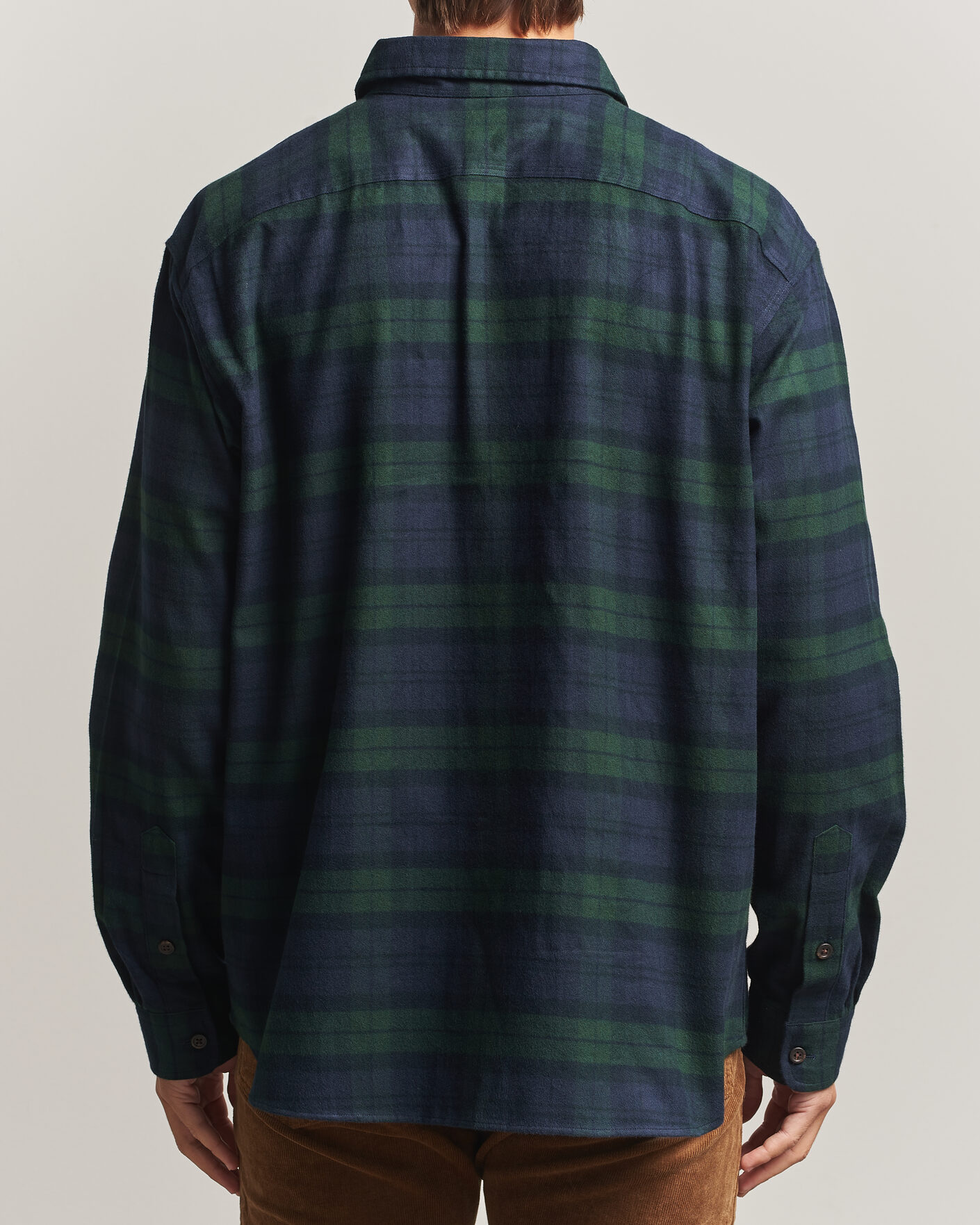 Herr | Skjortor | Polo Ralph Lauren | Classic Fit Shaggy Flannel Shirt Navy Forest