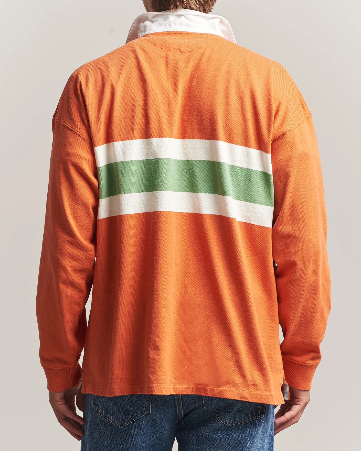 Herr | Tröjor | Polo Ralph Lauren | Knitted Jersey Rugby Shirt Solar Sky Multi