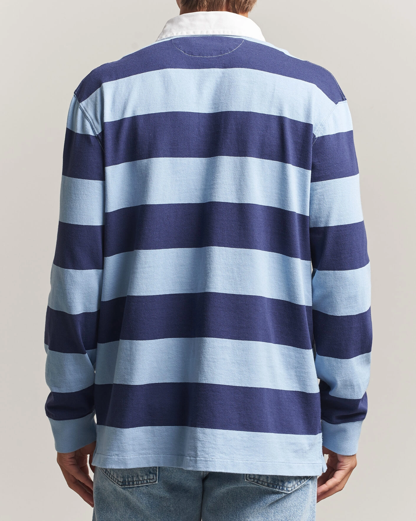 Herr | Tröjor | Polo Ralph Lauren | Striped Jersey Rugger Blue/Navy