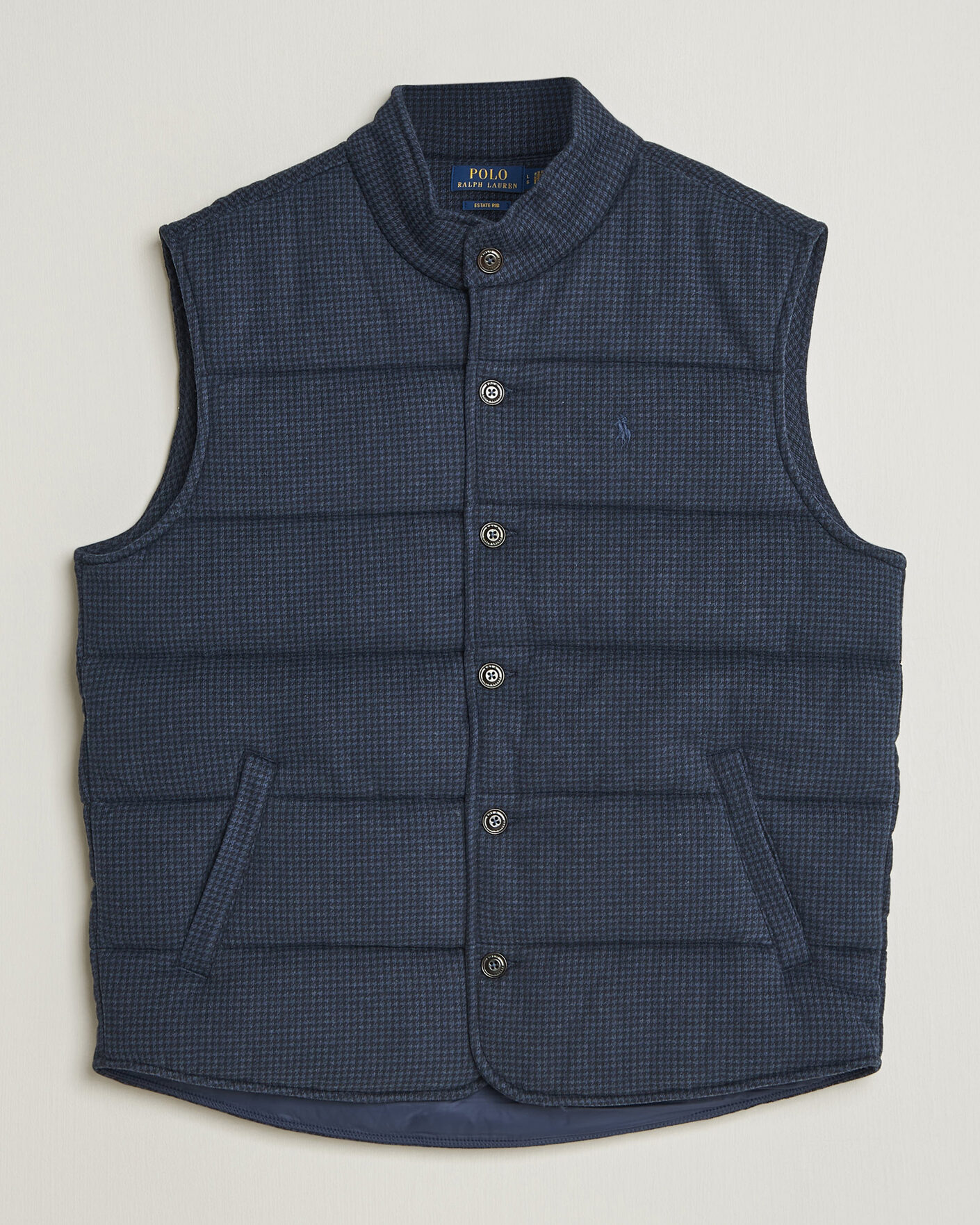 Herr | Tröjor | Polo Ralph Lauren | Double Knitted Jaquard Vest Navy