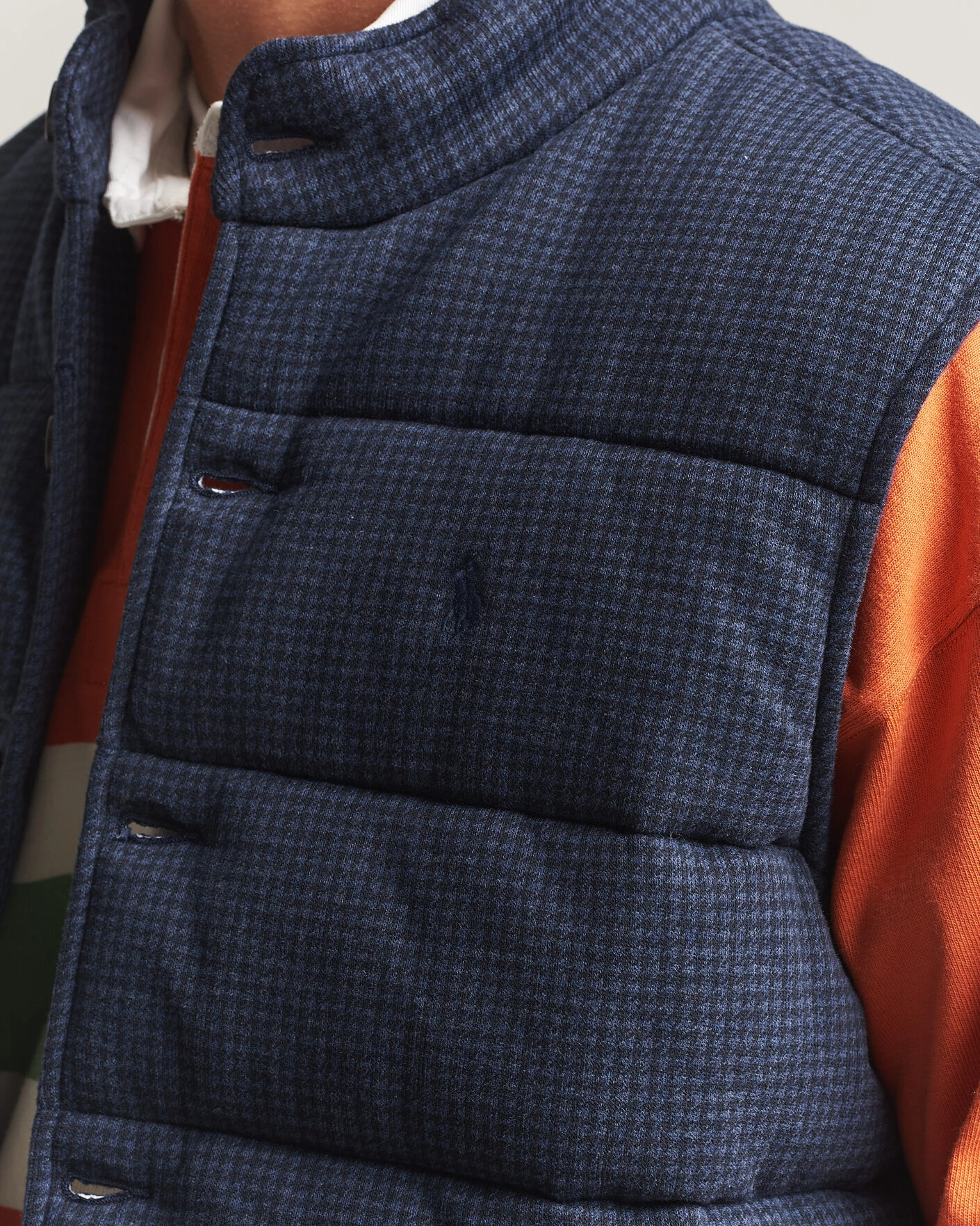 Herr | Tröjor | Polo Ralph Lauren | Double Knitted Jaquard Vest Navy