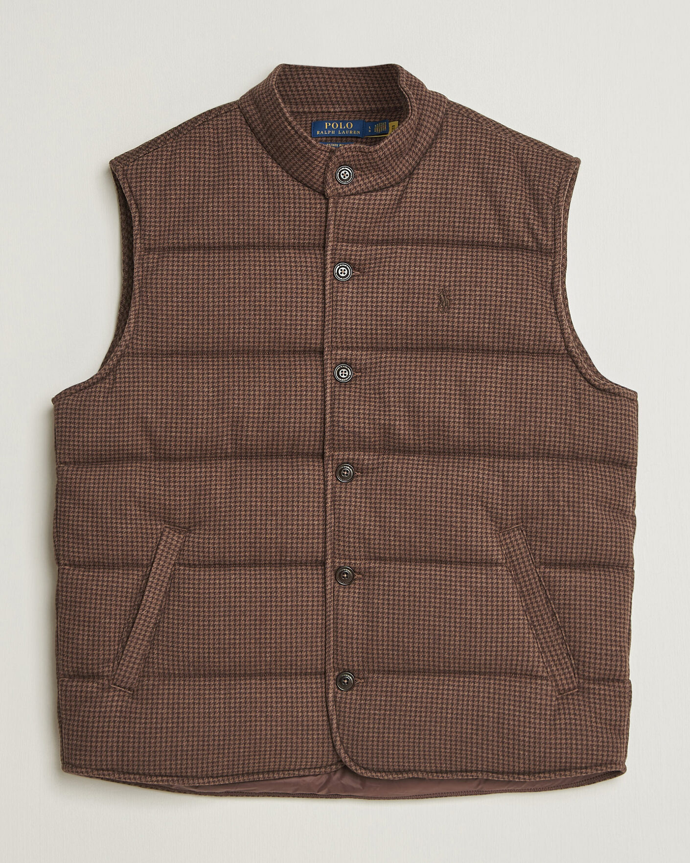 Herr | Tröjor | Polo Ralph Lauren | Double Knitted Jaquard Vest Nutmeg Brown