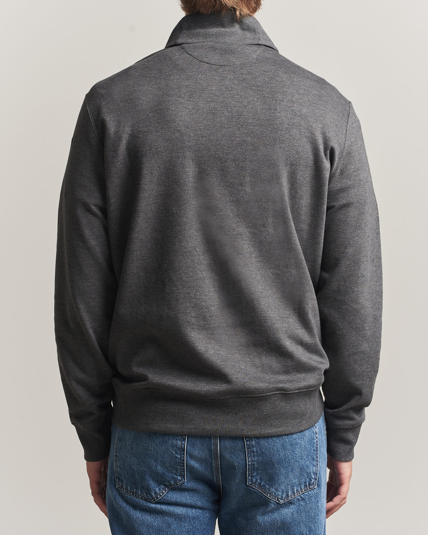 Herr | Tröjor | Polo Ralph Lauren | Double Knitted Shawl Collar Sweater Windsor Heather
