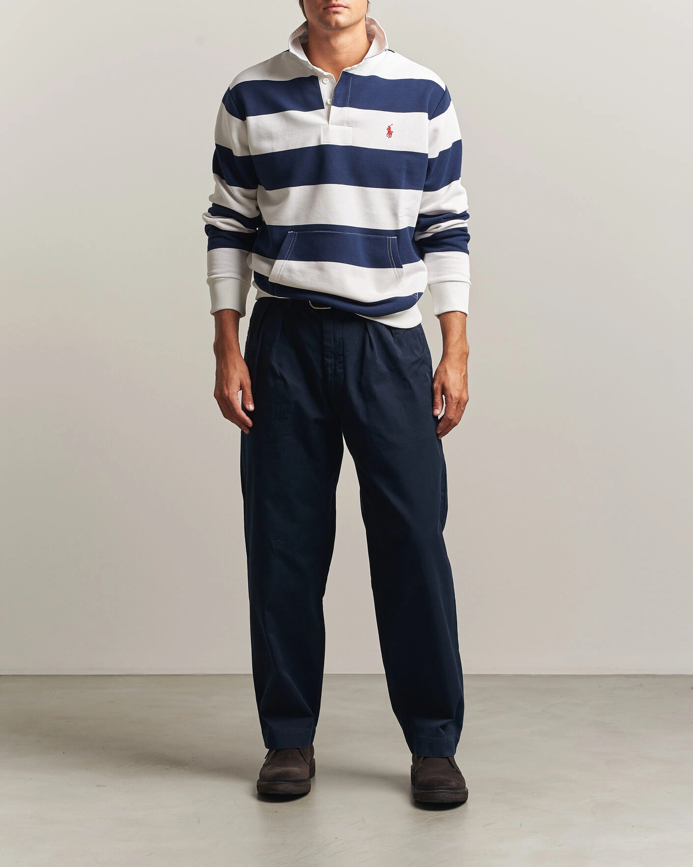 Herr | Tröjor | Polo Ralph Lauren | Rugby Shirt Newport Navy/White