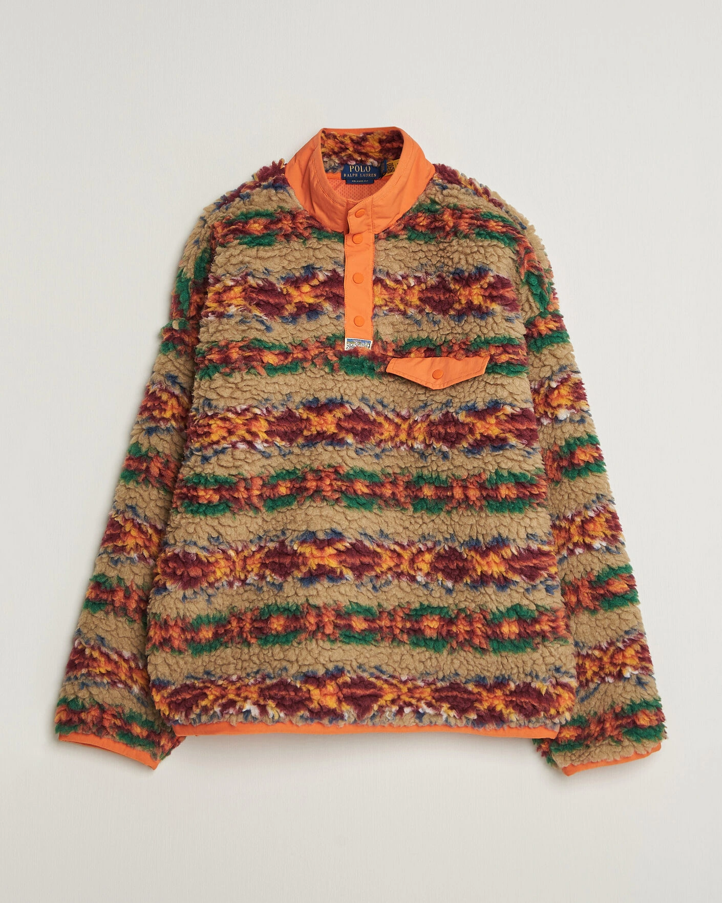 Herr | Tröjor | Polo Ralph Lauren | Shaggy Hi Pile Red Rock Fairisle
