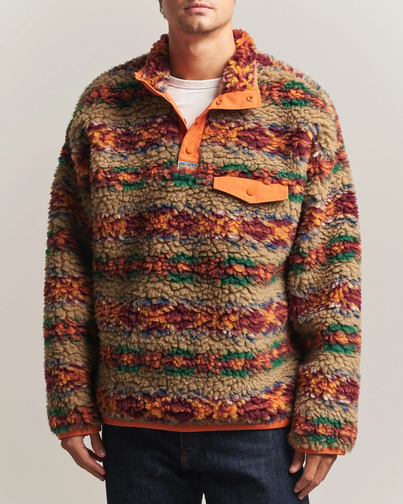 Herr | Tröjor | Polo Ralph Lauren | Shaggy Hi Pile Red Rock Fairisle
