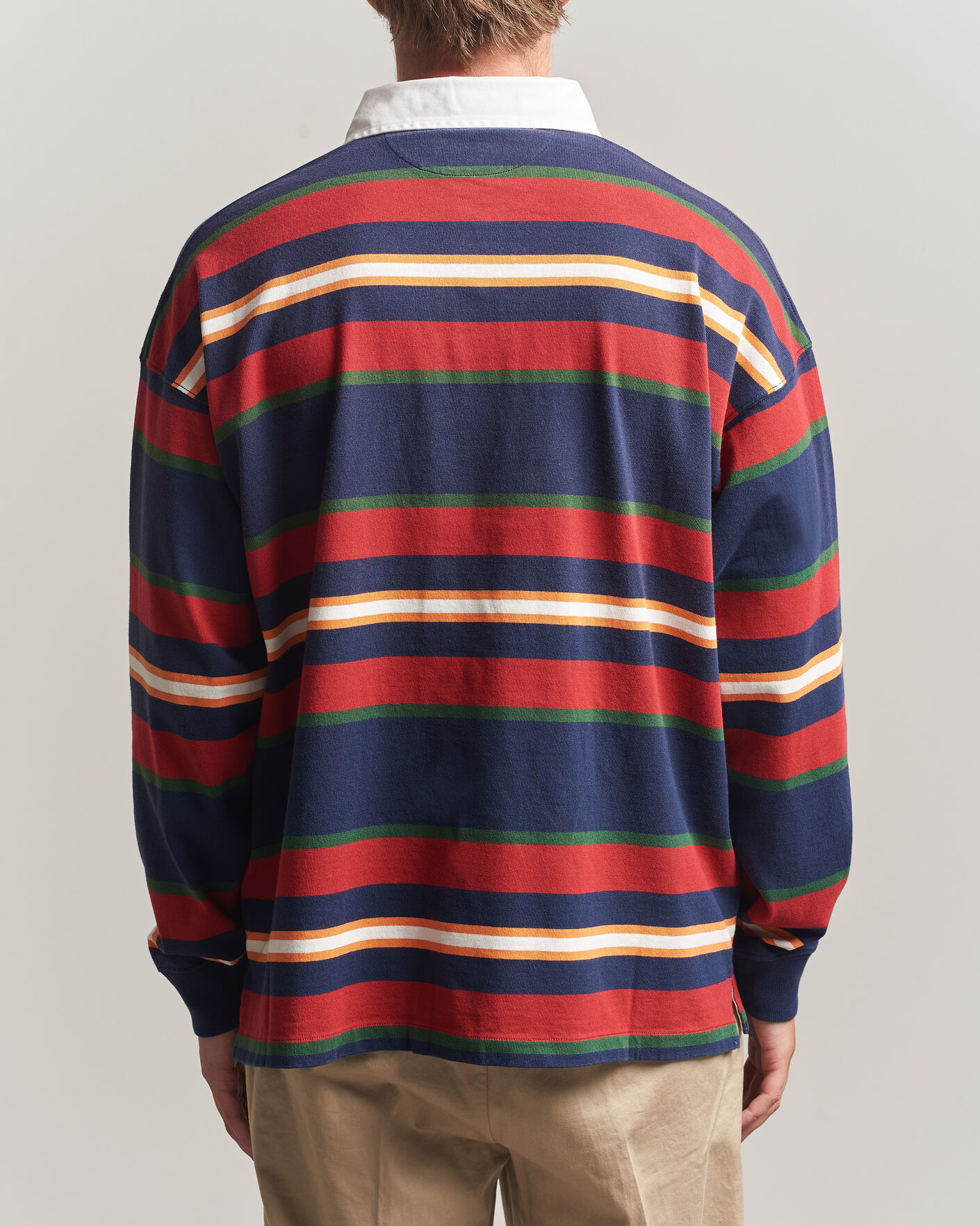 Herr | Tröjor | Polo Ralph Lauren | Knitted Rugby Pullover Newport Navy Multi