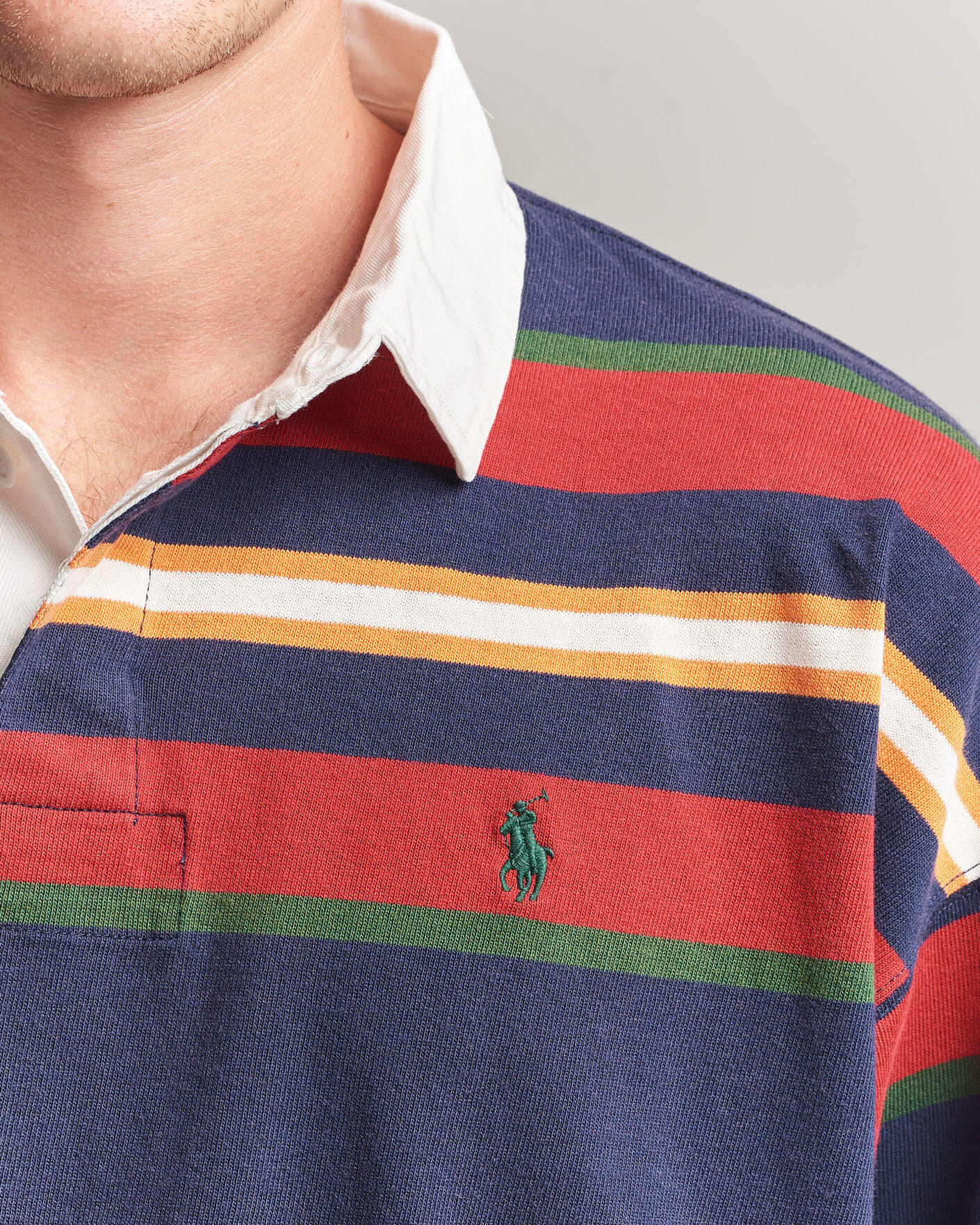 Herr | Tröjor | Polo Ralph Lauren | Knitted Rugby Pullover Newport Navy Multi