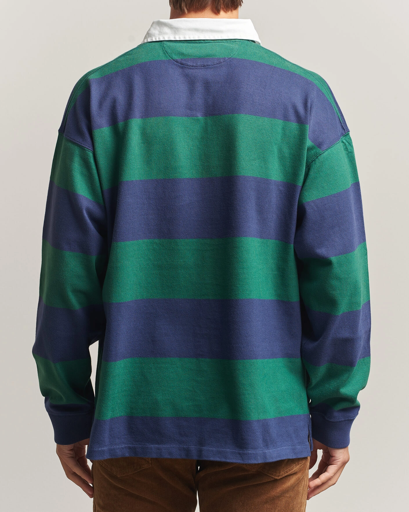 Herr | Tröjor | Polo Ralph Lauren | Jersey Knitted Rugby Pullover Green/Cobolt