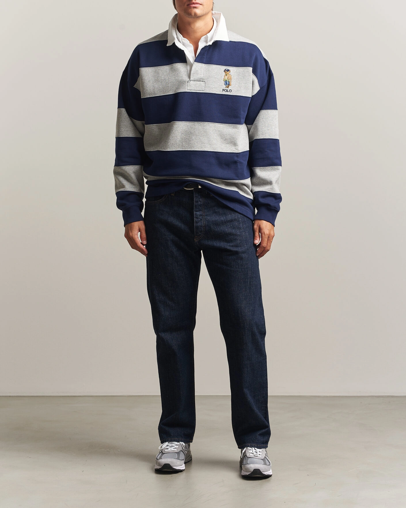 Herr | Tröjor | Polo Ralph Lauren | Rugby Pullover Navy/Andover Heather