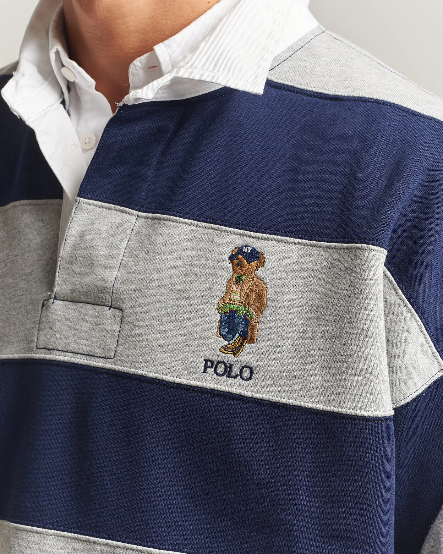 Herr | Tröjor | Polo Ralph Lauren | Rugby Pullover Navy/Andover Heather