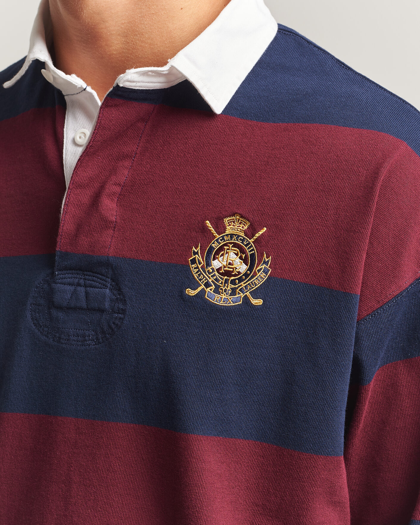 Herr | Tröjor | RLX Ralph Lauren | Polo Ralph Lauren Rugby Long Sleeve Jersey Polo Classic Wine/Navy