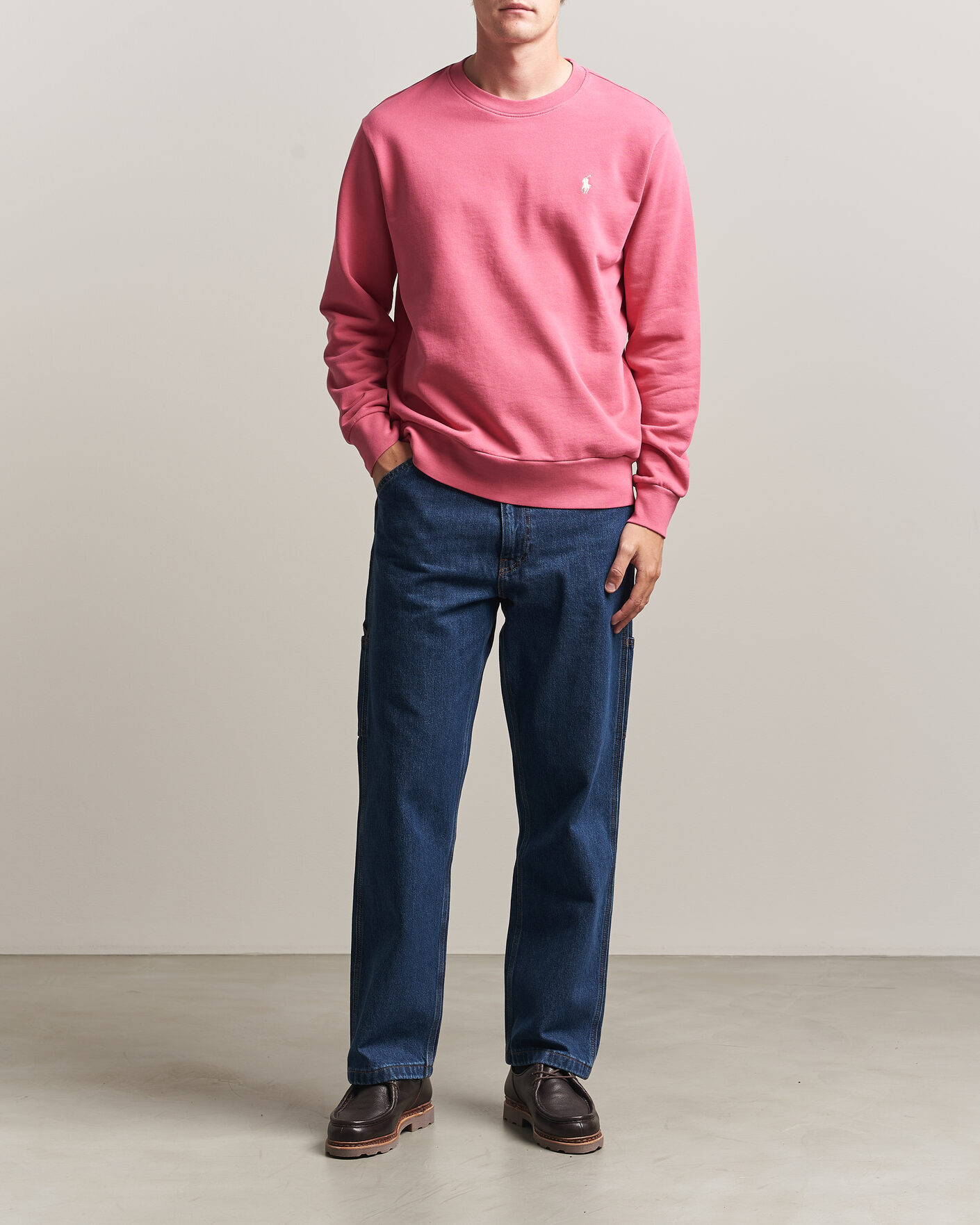 Herr | Tröjor | Polo Ralph Lauren | Loopback Terry Sweatshirt Terrance Pink