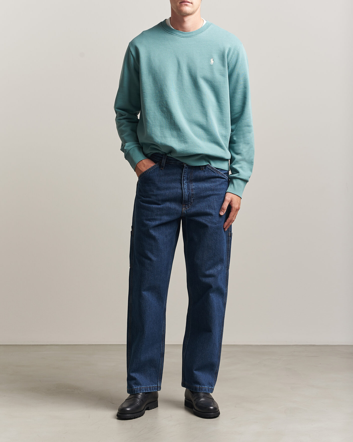 Herr | Tröjor | Polo Ralph Lauren | Loopback Terry Sweatshirt Greenscape