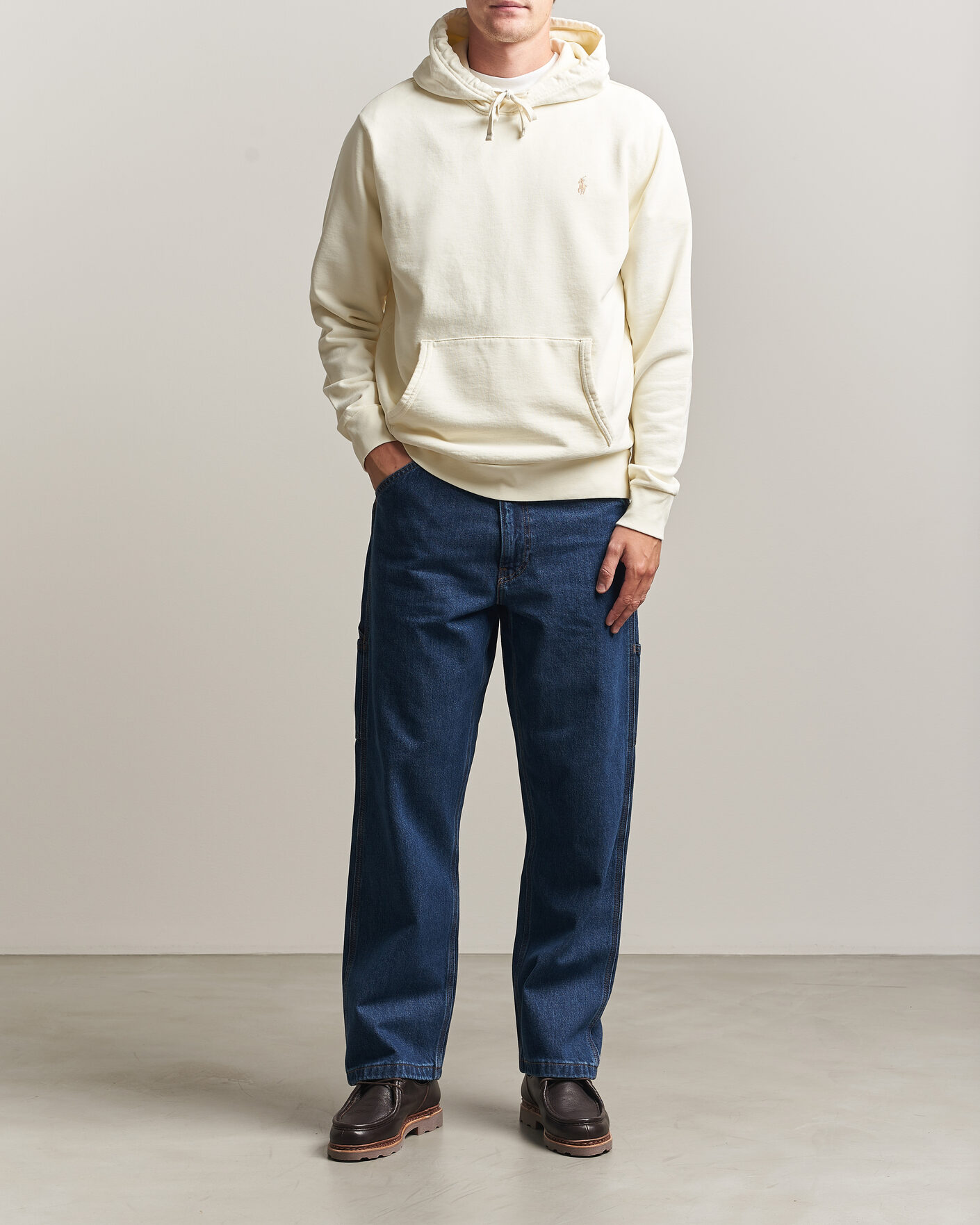 Herr | Tröjor | Polo Ralph Lauren | Loopback Terry Hoodie Clubhouse Cream