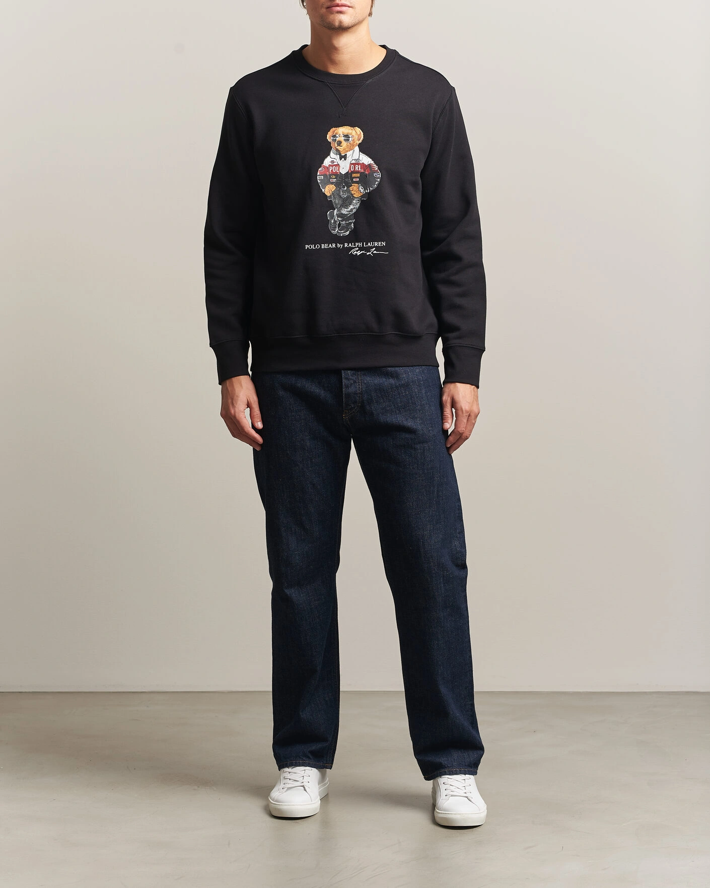 Herr | Tröjor | Polo Ralph Lauren | Fleece Bear Sweatshirt Polo Black