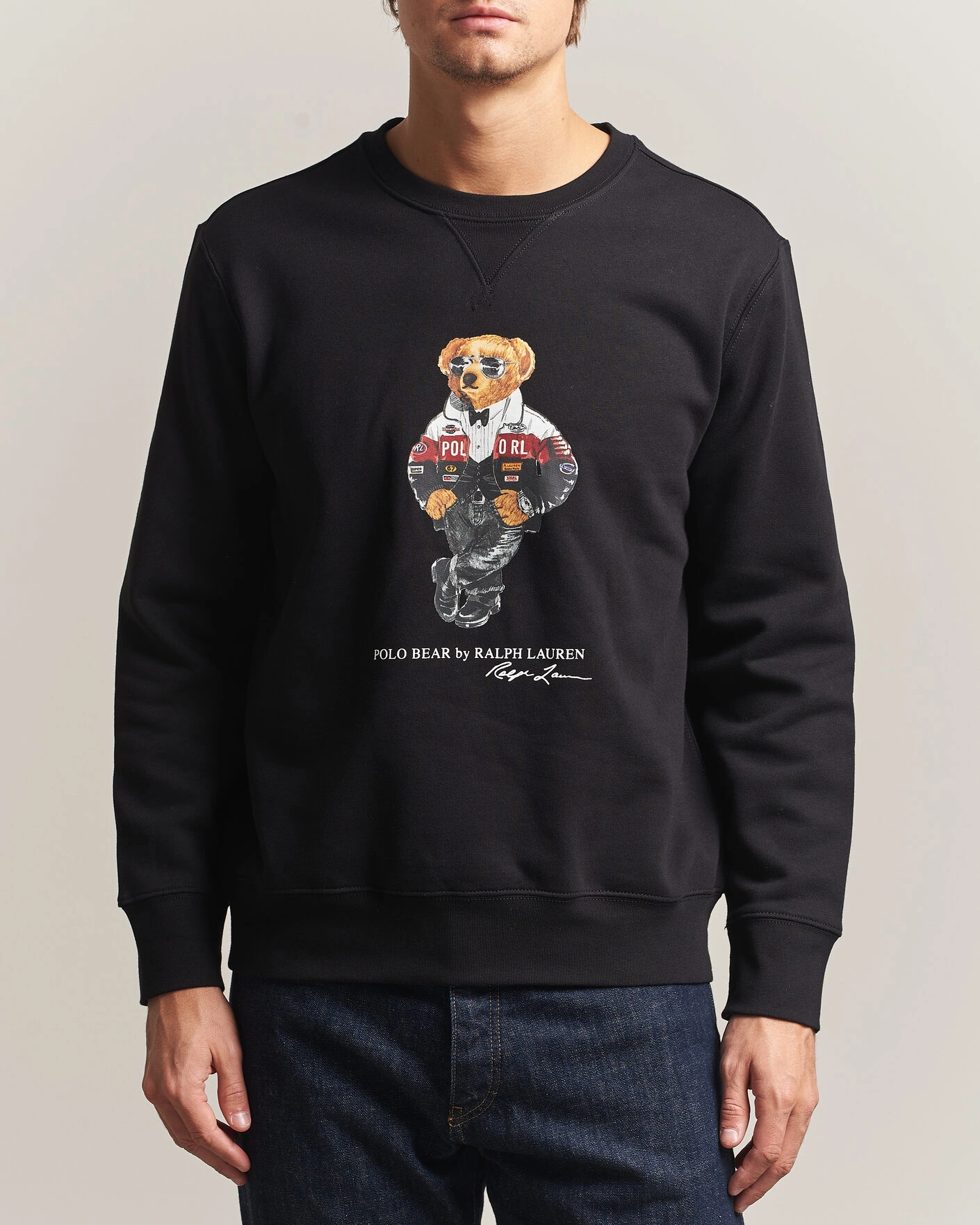 Herr | Tröjor | Polo Ralph Lauren | Fleece Bear Sweatshirt Polo Black