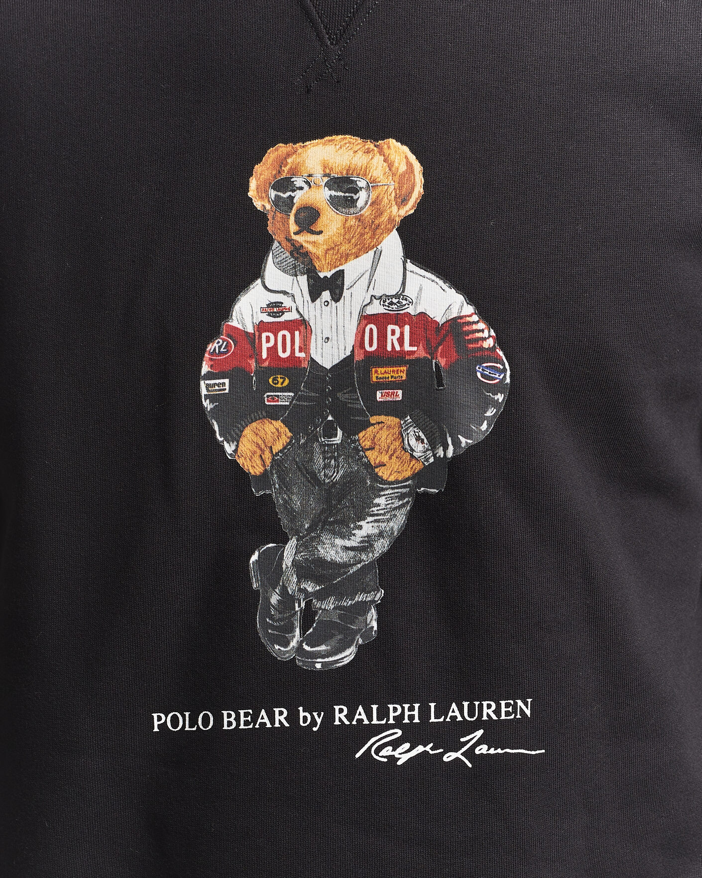 Herr | Tröjor | Polo Ralph Lauren | Fleece Bear Sweatshirt Polo Black