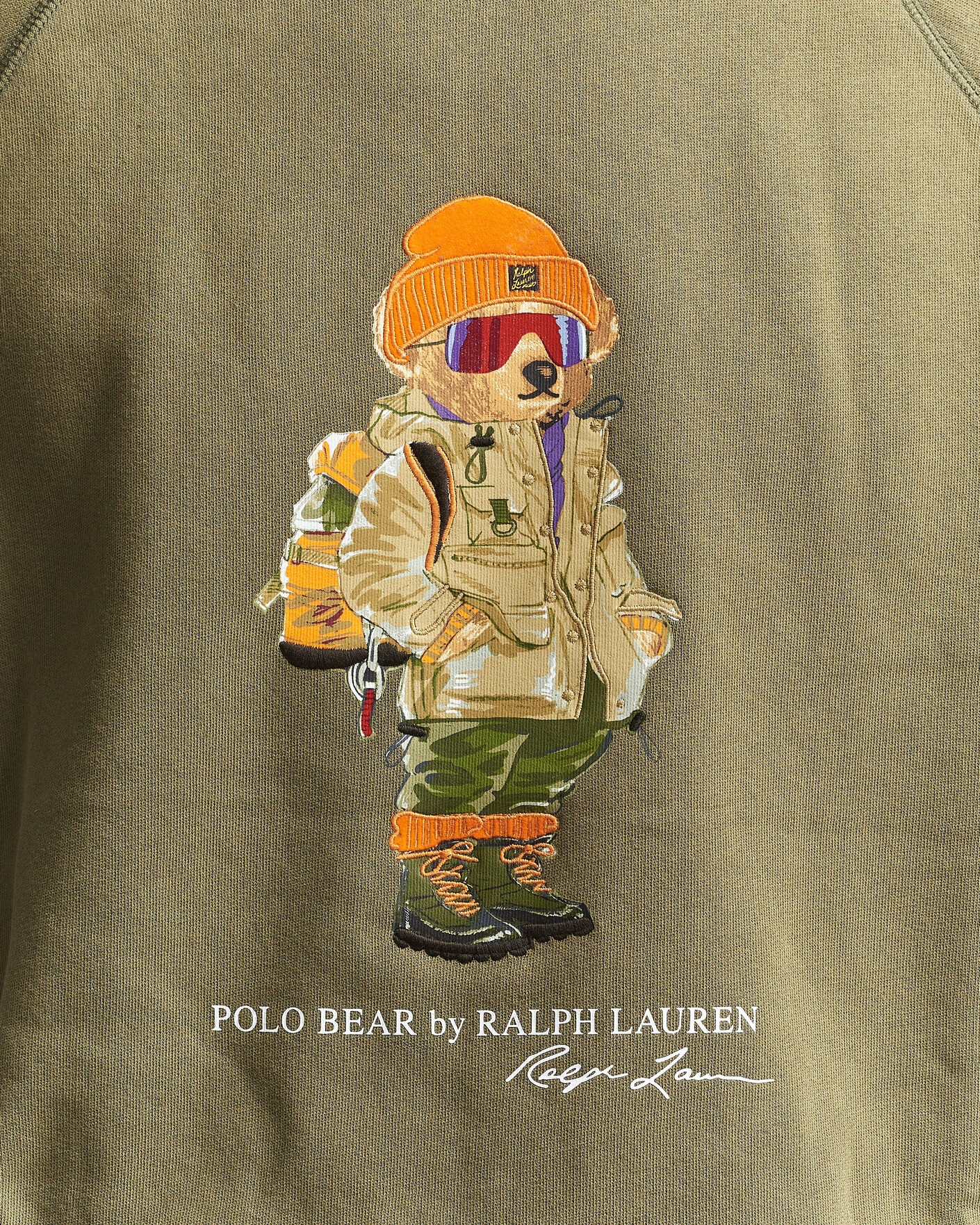 Herr | Tröjor | Polo Ralph Lauren | Fleece Bear Sweatshirt Cruise Olive