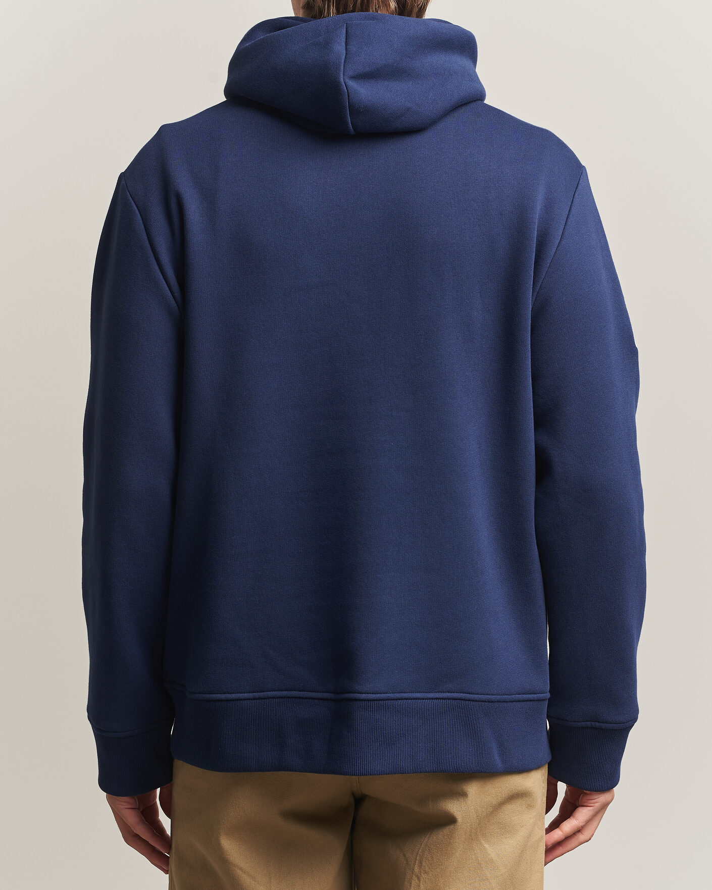 Herr | Tröjor | Polo Ralph Lauren | Diagonal Stripe Big Pony Hoodie Newport Navy