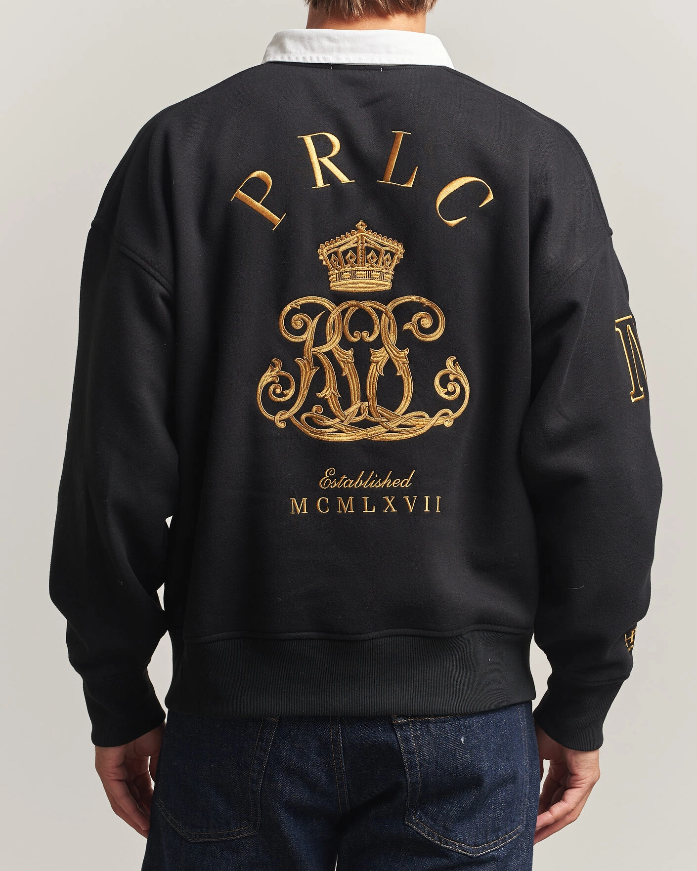 Herr | Tröjor | Polo Ralph Lauren | Magic Fleece Printed Sweatshirt Polo Black