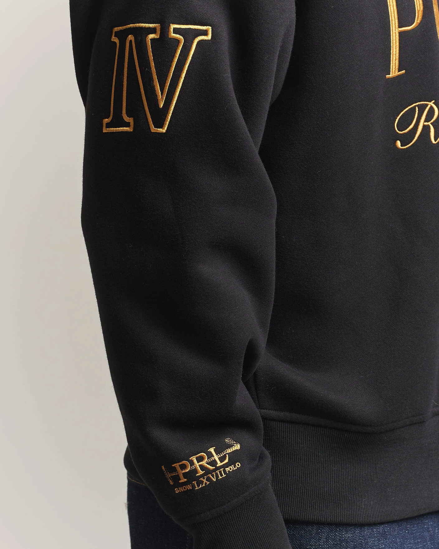 Herr | Tröjor | Polo Ralph Lauren | Magic Fleece Printed Sweatshirt Polo Black