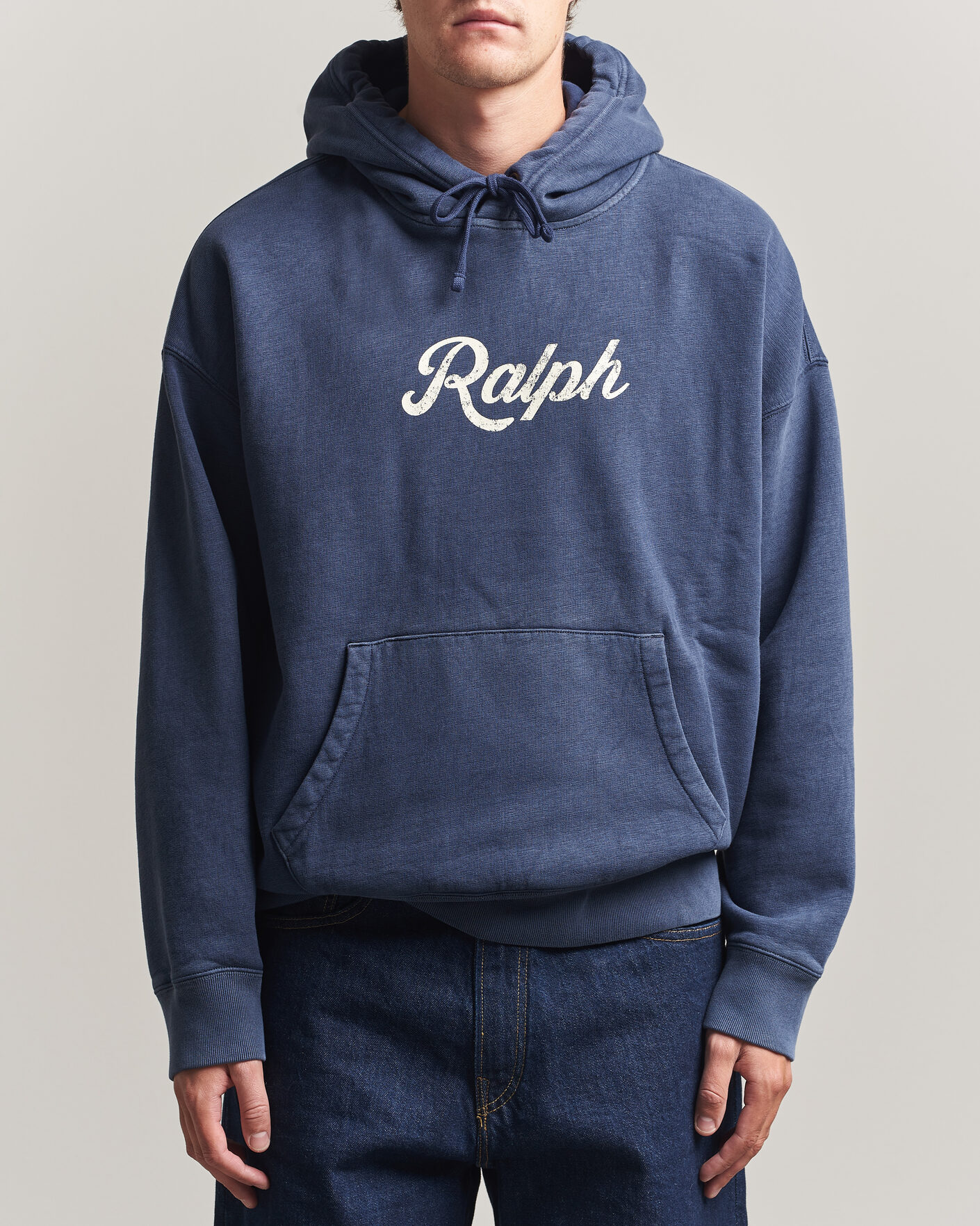 Herr | Tröjor | Polo Ralph Lauren | Vintage Fleece Logo Hoodie Dark Cobalt