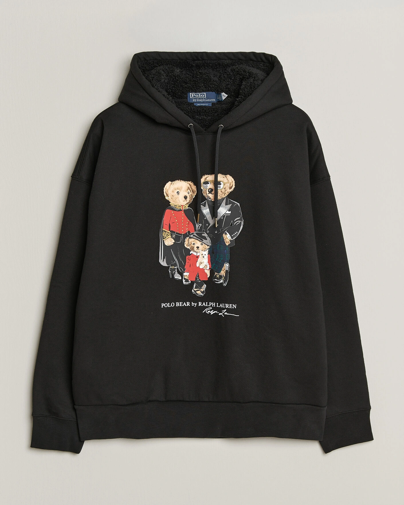Herr | Tröjor | Polo Ralph Lauren | Magic Fleece Bear Hoodie Polo Black