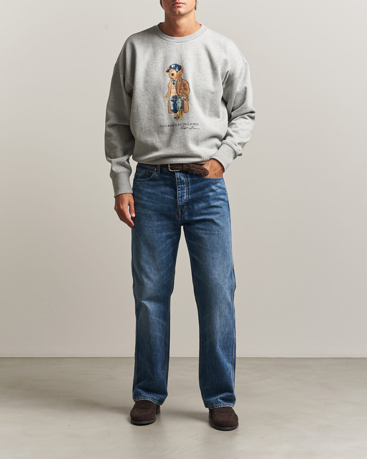 Herr | Tröjor | Polo Ralph Lauren | Athletic Fleece Bear Sweatshirt Andover Heather