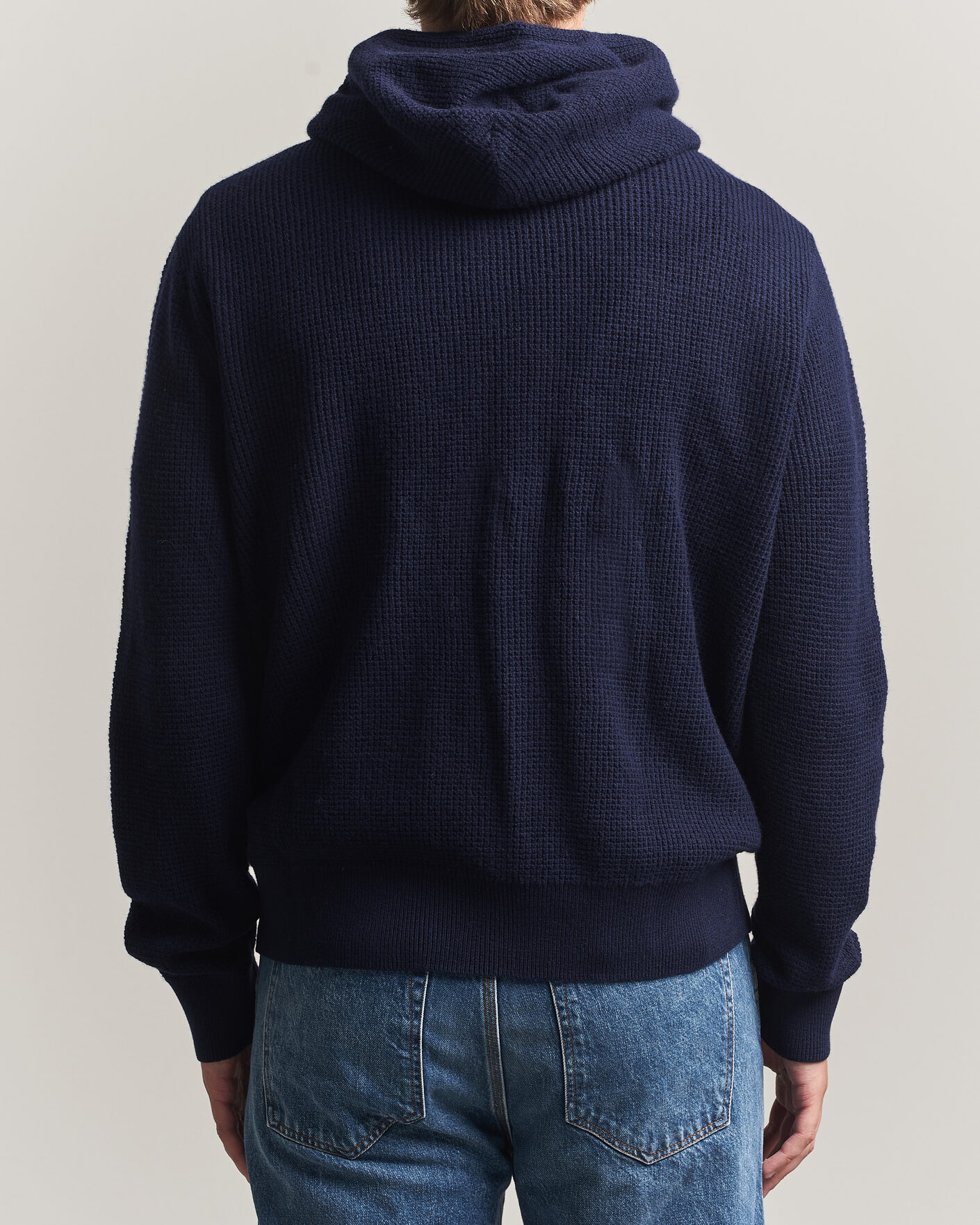 Herr | Tröjor | Polo Ralph Lauren | Cotton/Wool Full-Zip Hoodie Hunter Navy