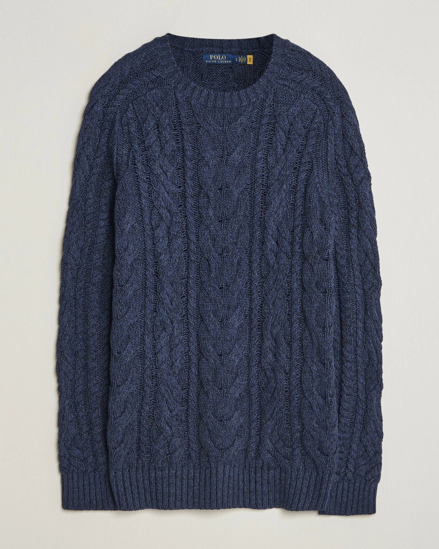 Herr | Tröjor | Polo Ralph Lauren | Cotton Marl Pullover Navy Combo