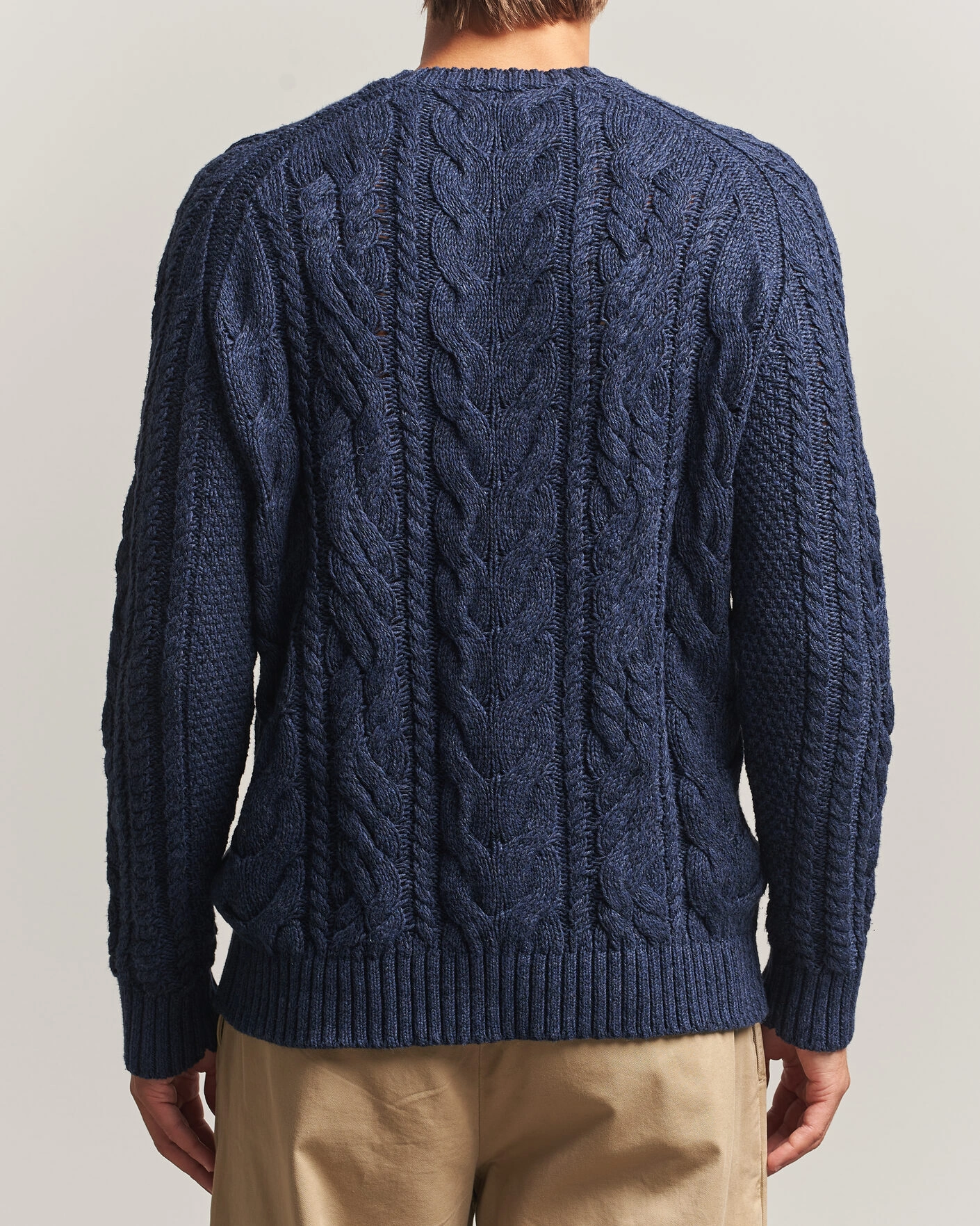 Herr | Tröjor | Polo Ralph Lauren | Cotton Marl Pullover Navy Combo