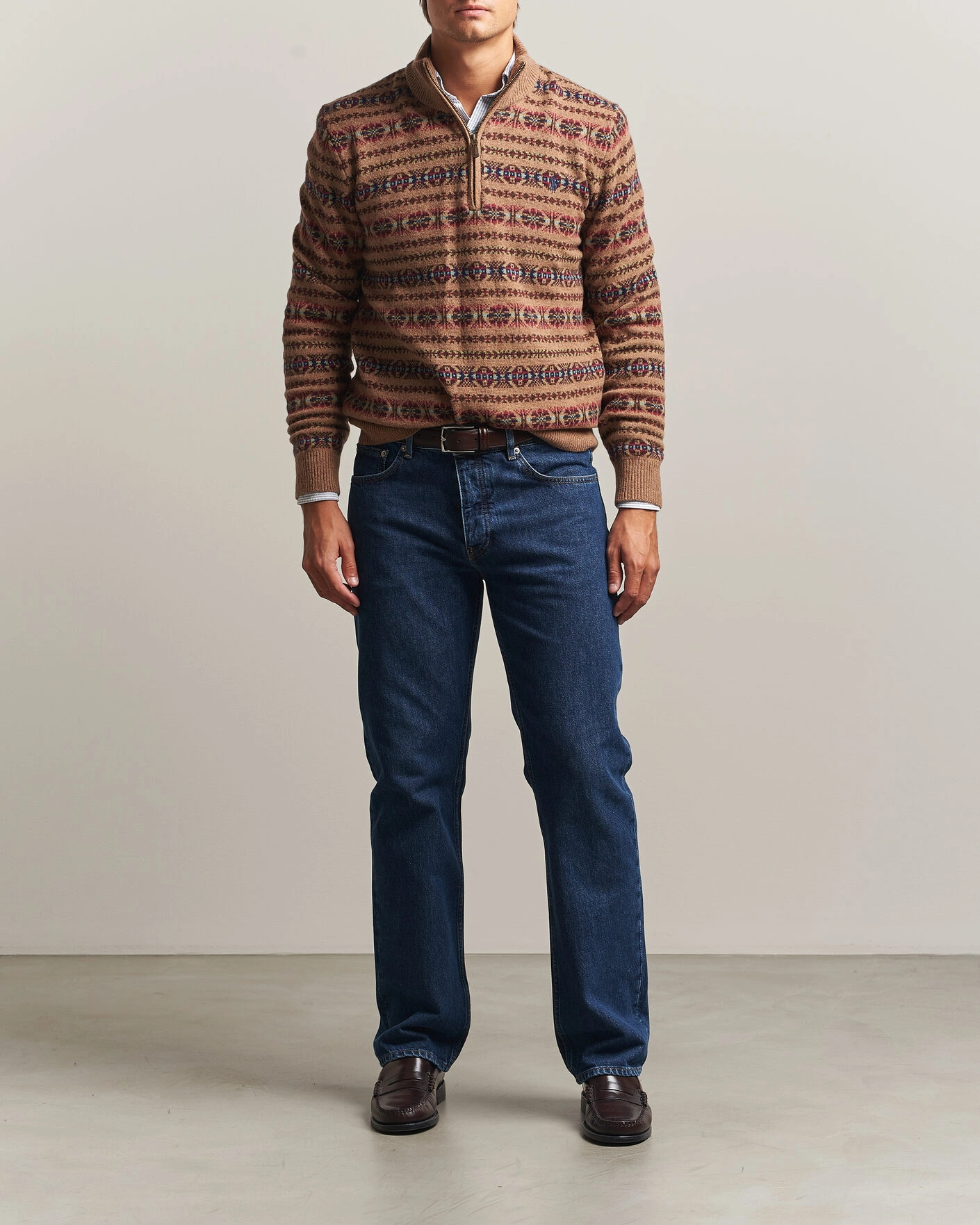 Herr | Tröjor | Polo Ralph Lauren | Fair Isle Wool Half-Zip Multi Combo
