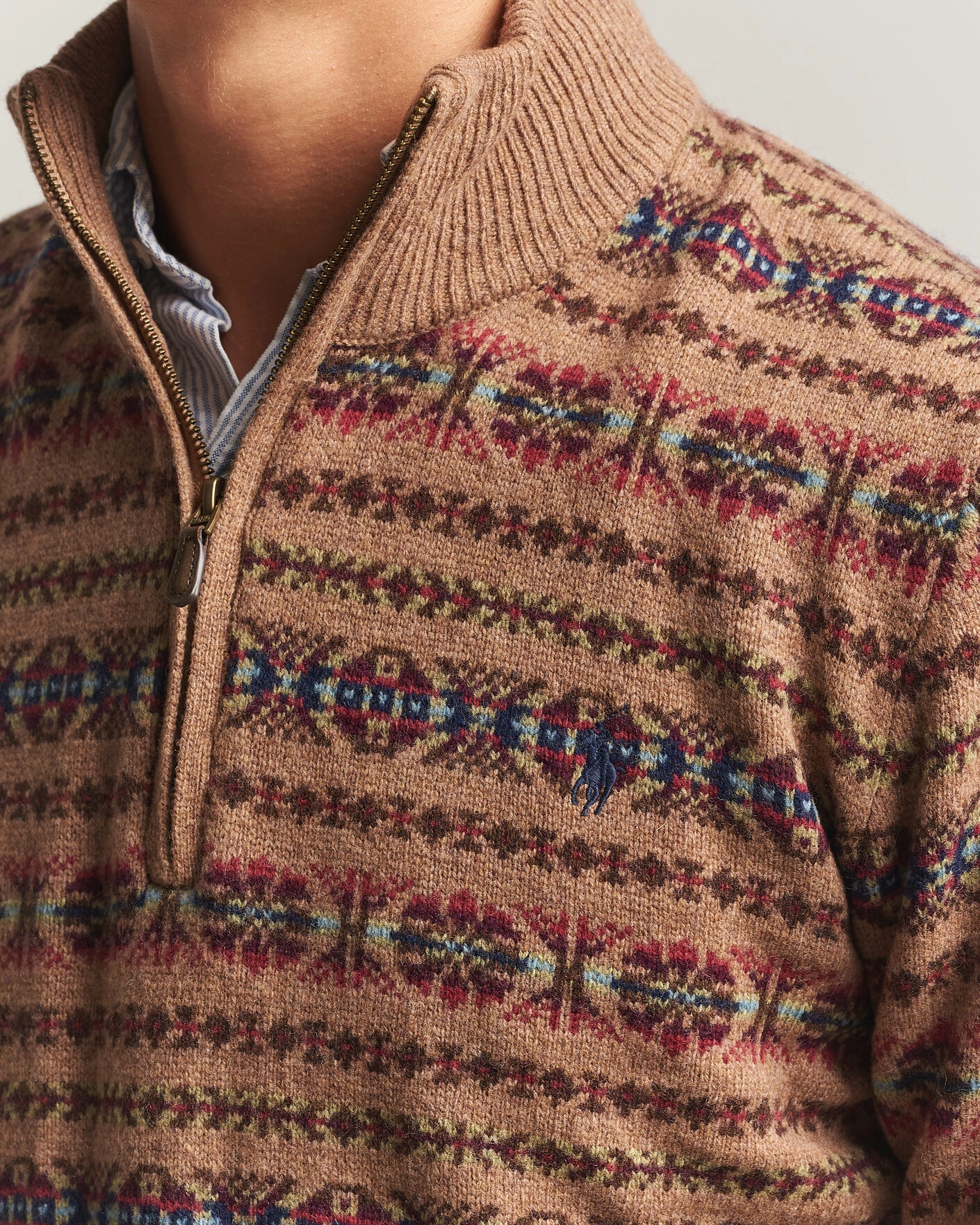 Herr | Tröjor | Polo Ralph Lauren | Fair Isle Wool Half-Zip Multi Combo