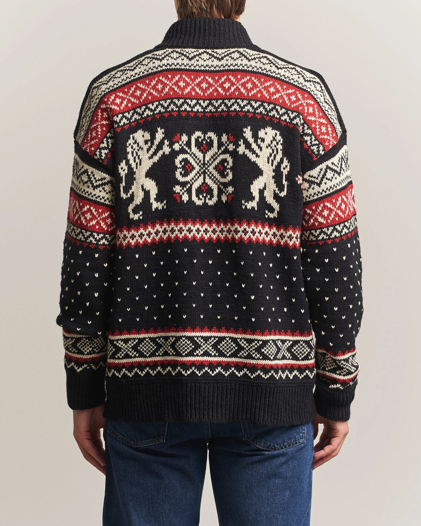Herr | Tröjor | Polo Ralph Lauren | Cotton/Cashmere Cardigan Black Combo