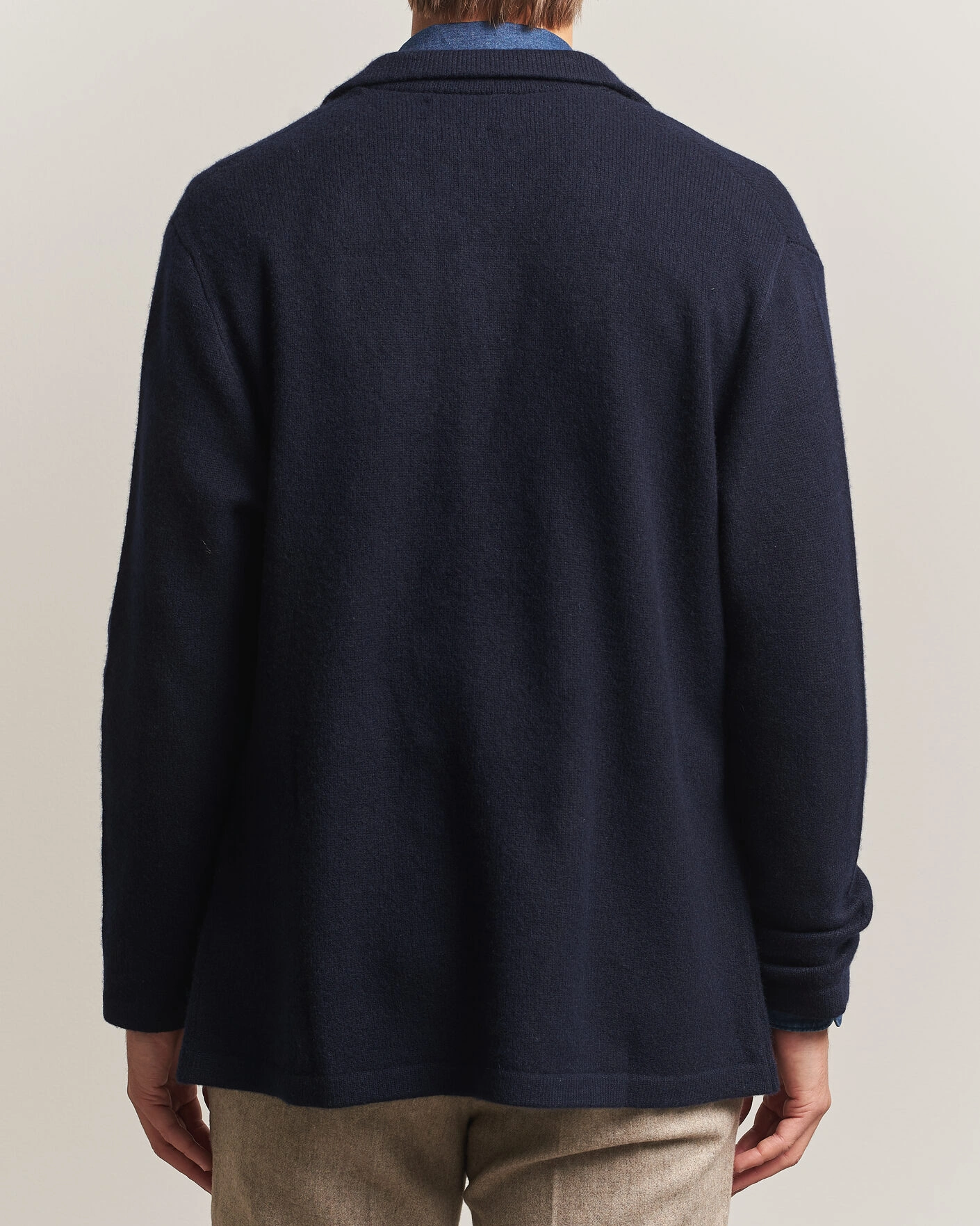 Herr | Tröjor | Polo Ralph Lauren | Double Breasted Cashmere Cardigan Aviator Navy
