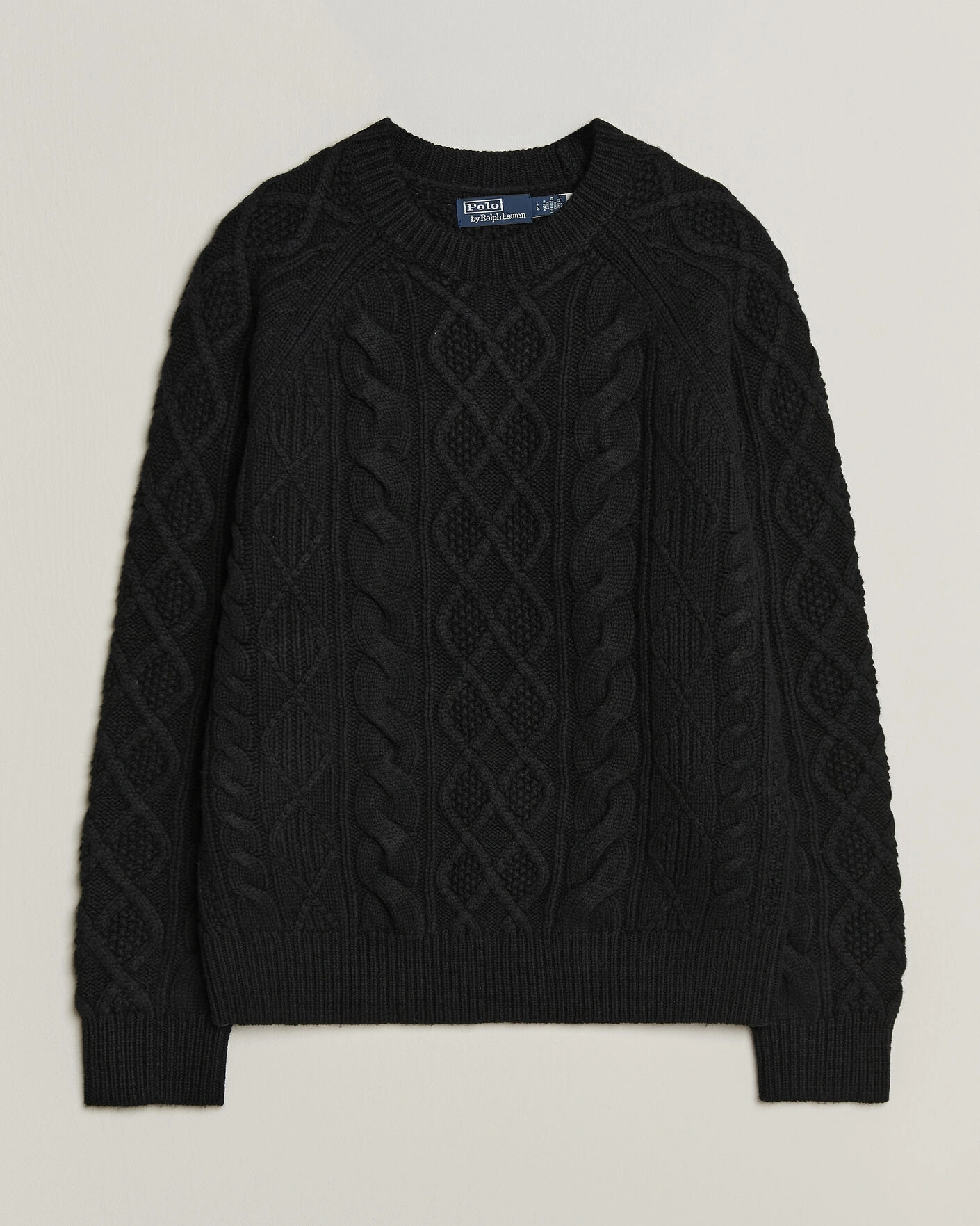 Herr | Tröjor | Polo Ralph Lauren | Wool/Alpaca Pullover Polo Black