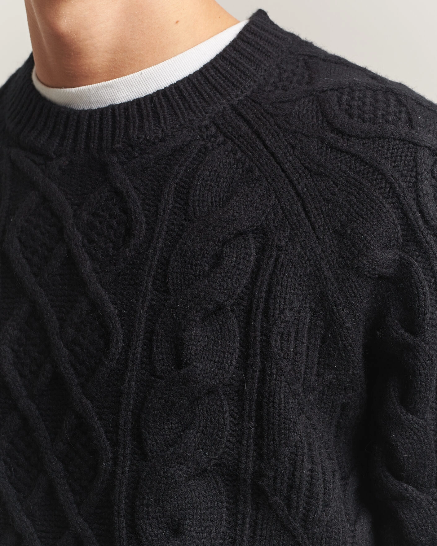 Herr | Tröjor | Polo Ralph Lauren | Wool/Alpaca Pullover Polo Black