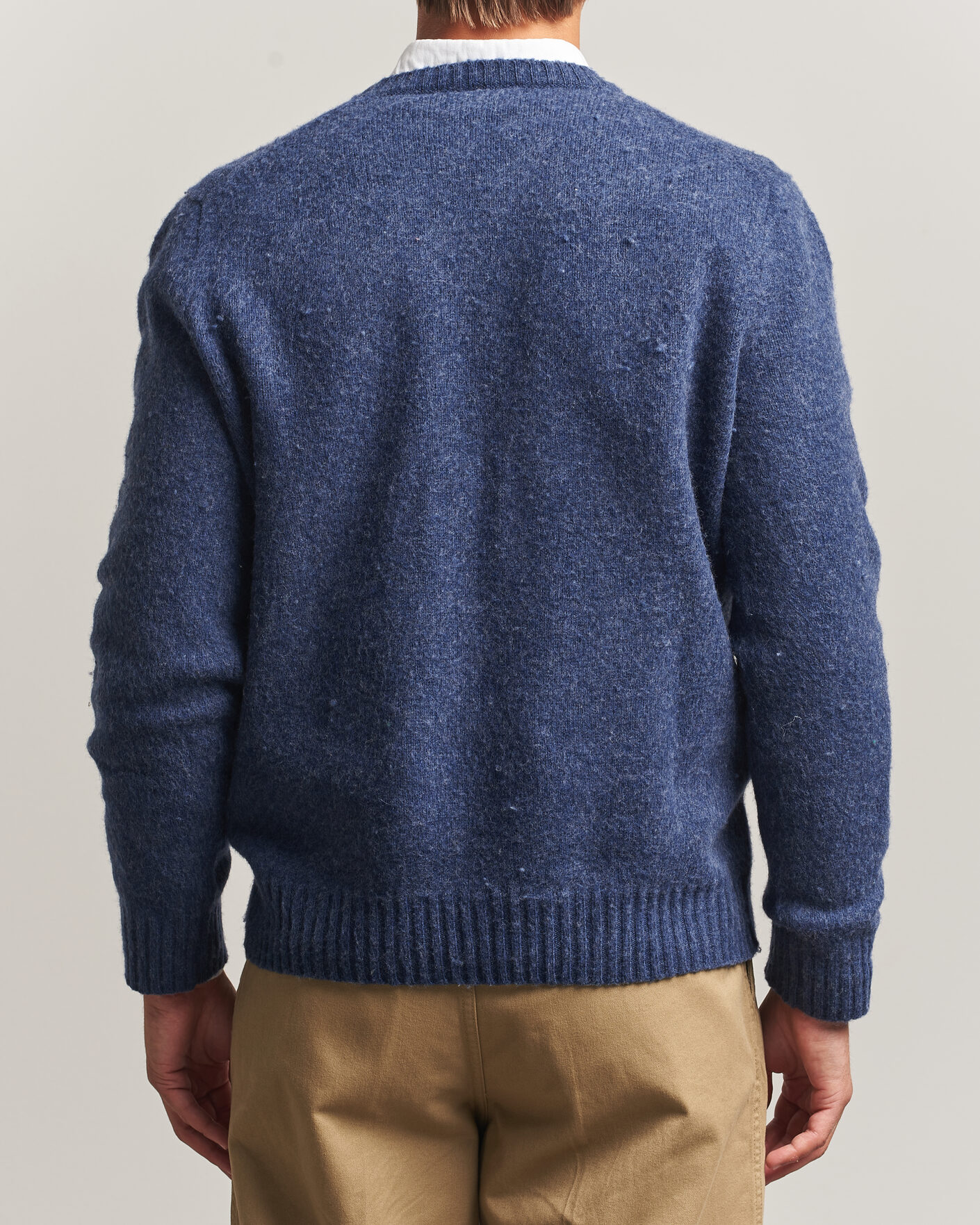 Herr | Tröjor | Polo Ralph Lauren | Wool/Cashmere Pullover Navy Combo