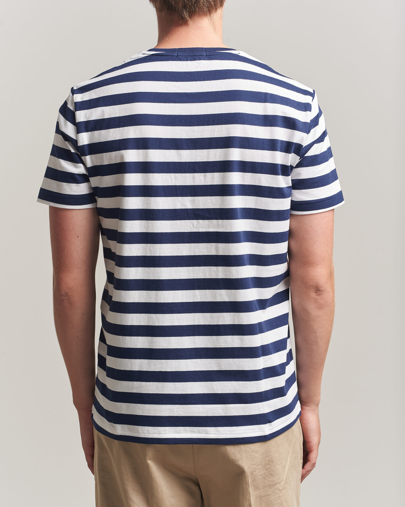 Herr | T-Shirts | Polo Ralph Lauren | Custom Slim Fit Striped T-Shirt Newport Navy