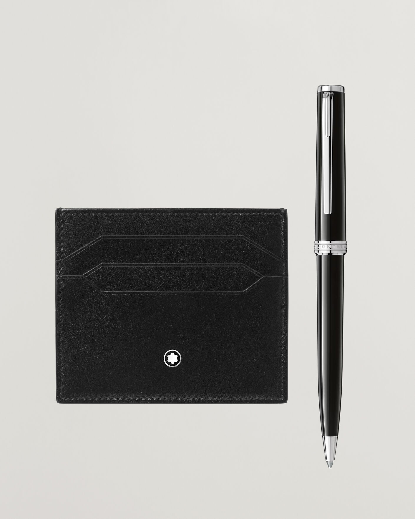 Herr | Pennor | Montblanc | SET BP PIX Black + MST Card Holder 6C Bk