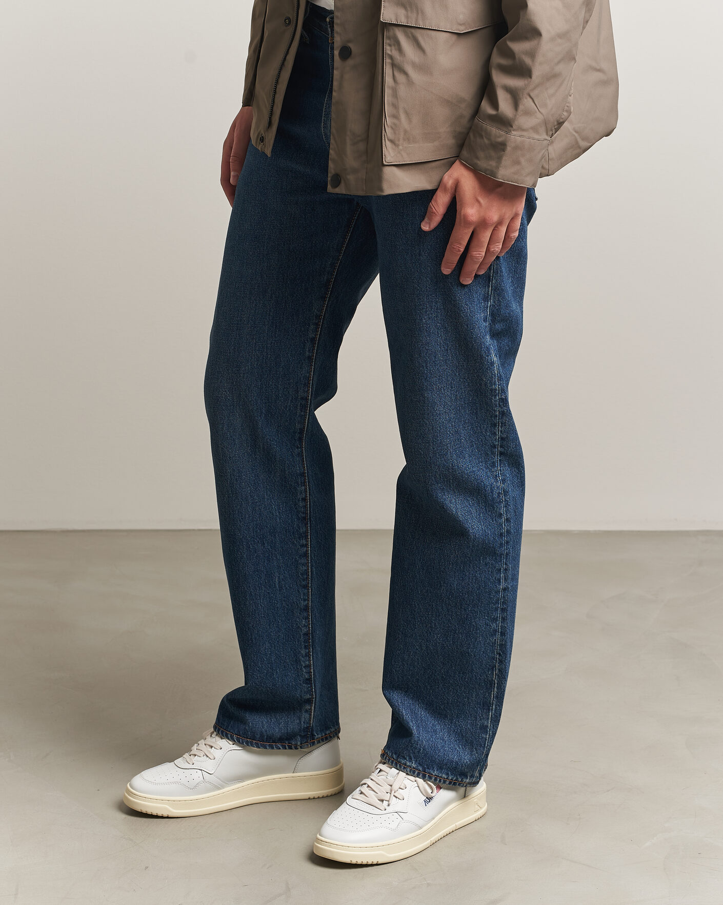 Herr | Sneakers | Autry | Medalist Low Sneaker White/Chocolate