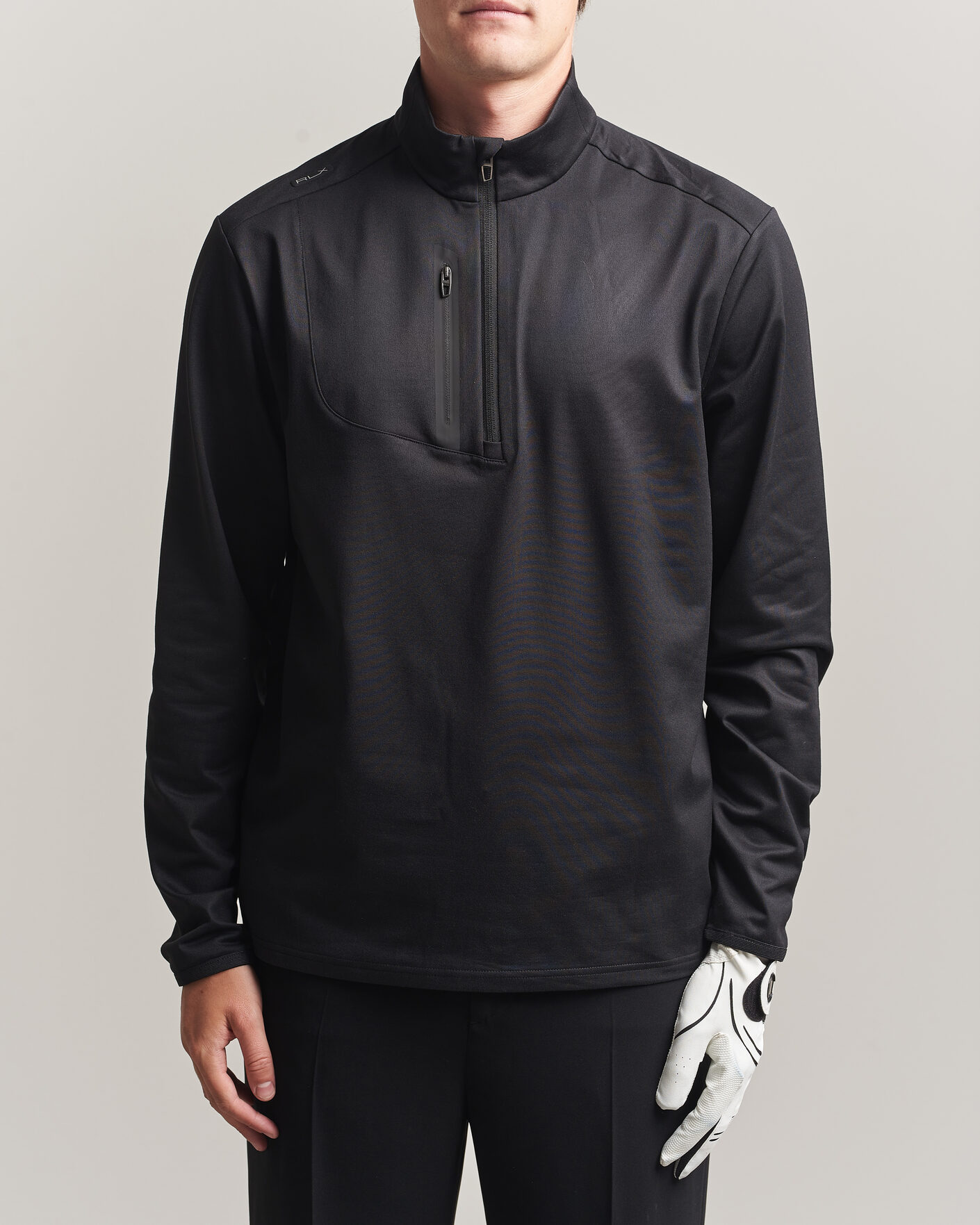 Herr | Tröjor | Polo Ralph Lauren | Luxury Jersey Half Zip Polo Black