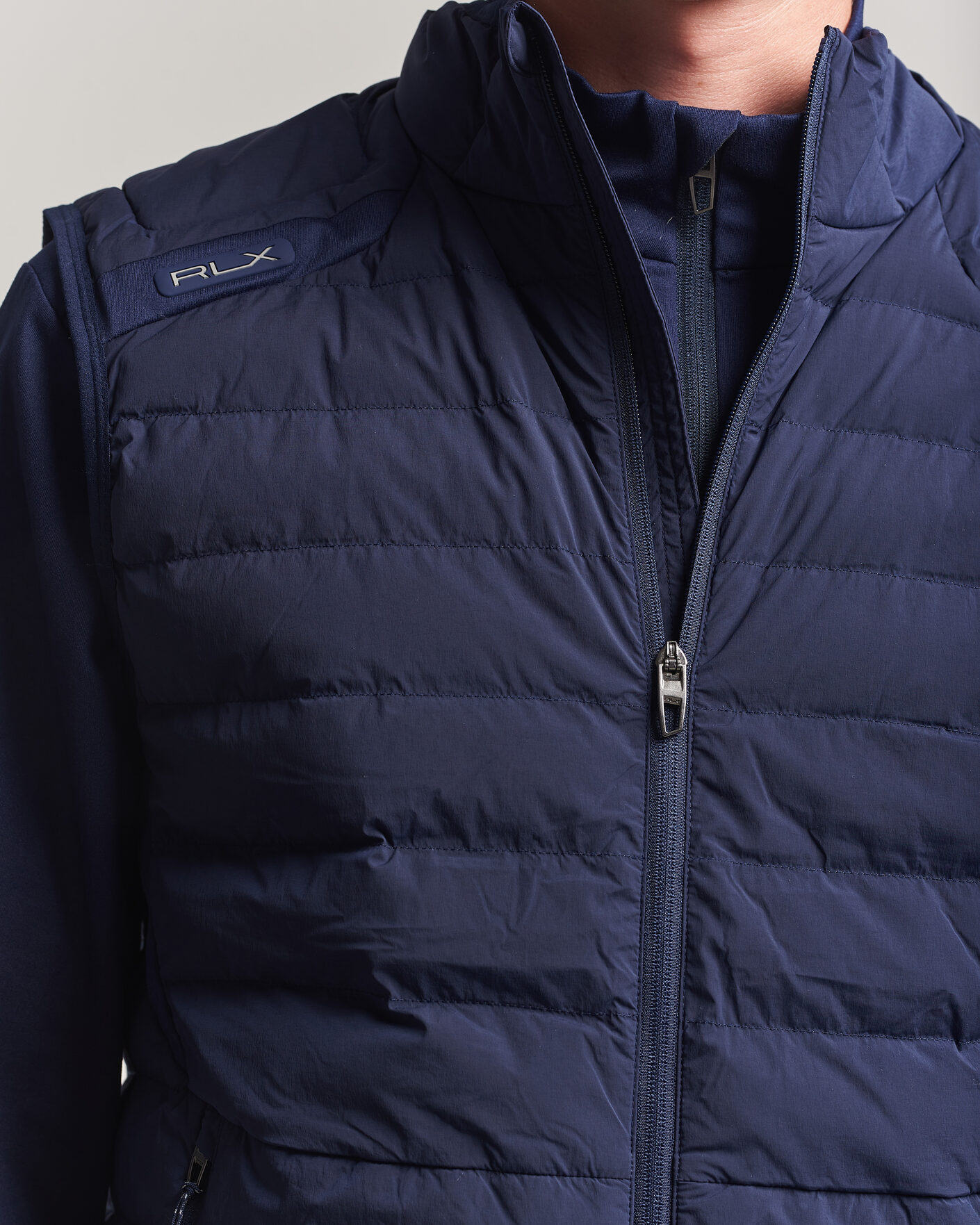 Herr | Golfkläder | RLX Ralph Lauren | Full Zip Golf Vest Refined Navy