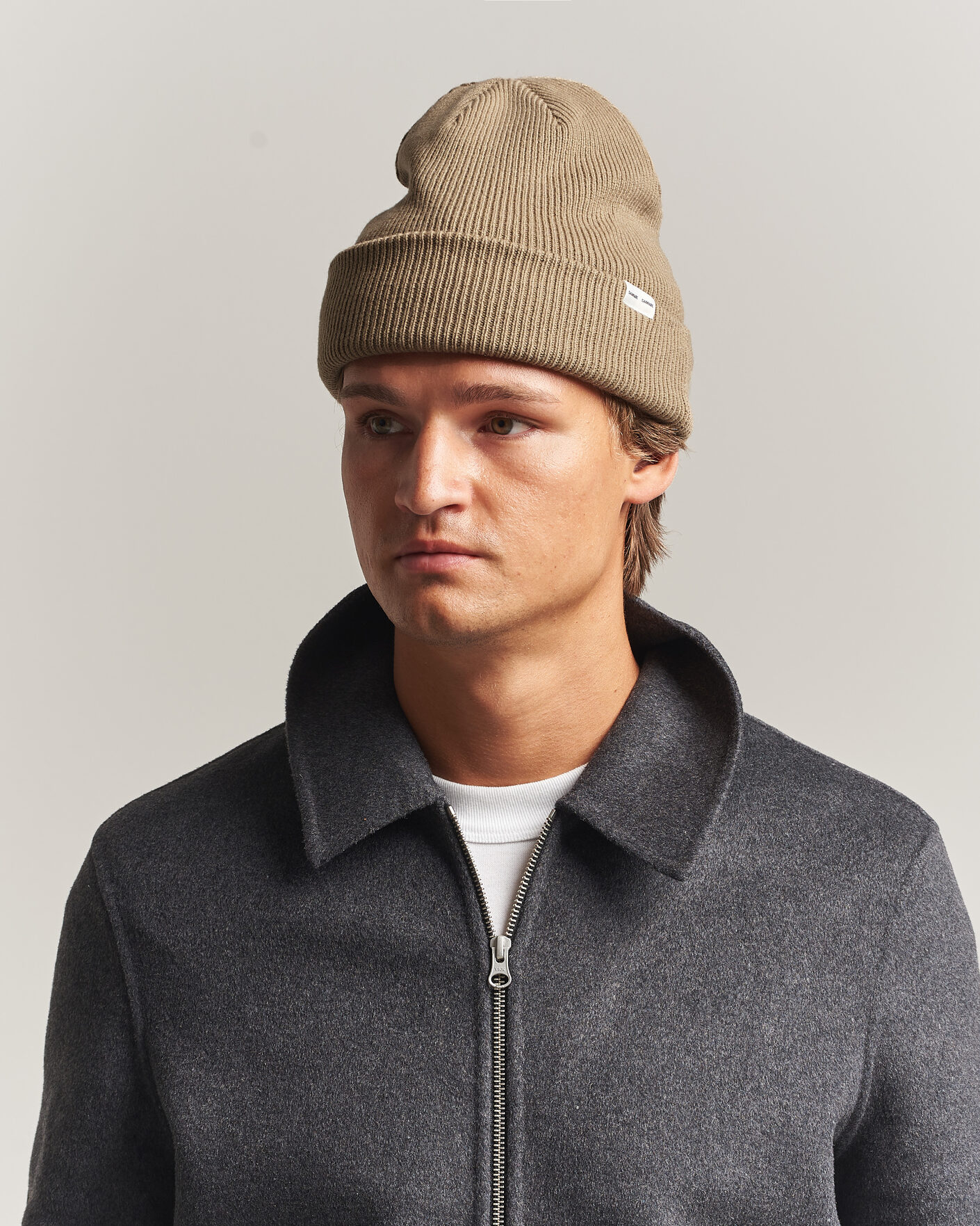 Herr | Mössor | Samsøe Samsøe | The Wool Beanie Lead Gray