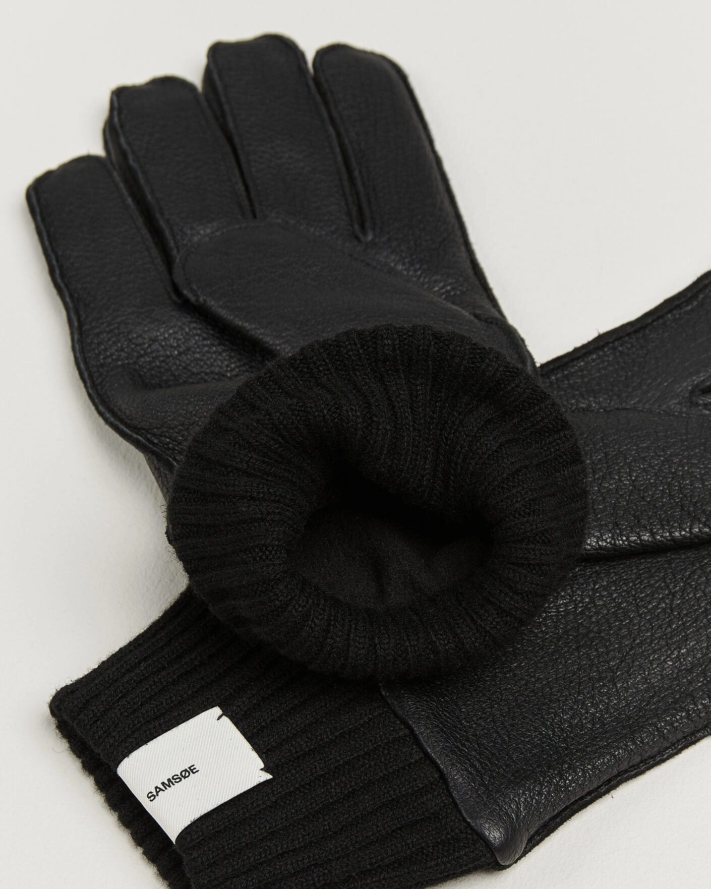 Herr | Handskar | Samsøe Samsøe | Floki Leather Gloves Black